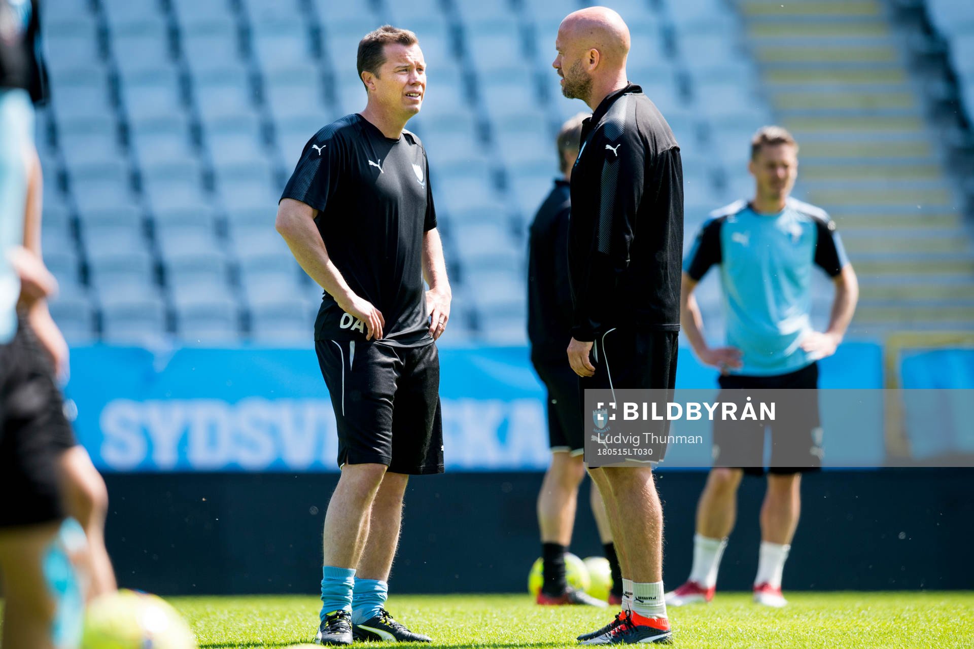 Sportchef och tränare Daniel Andersson och assisterande