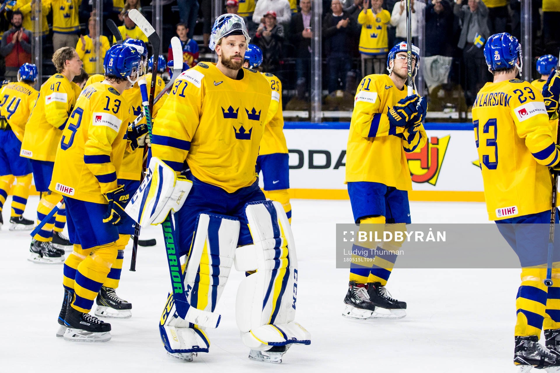 Sveriges målvakt Anders Nilsson