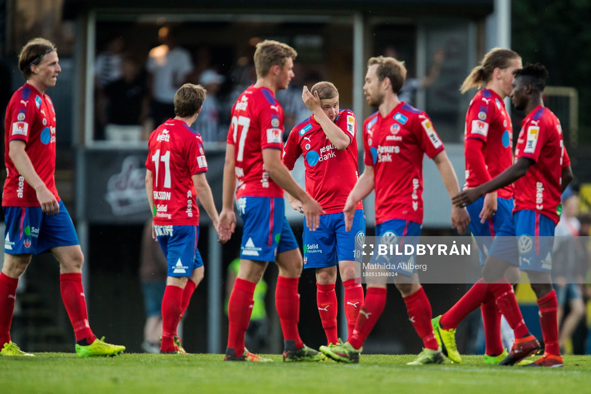 Helsingborgs spelare deppar