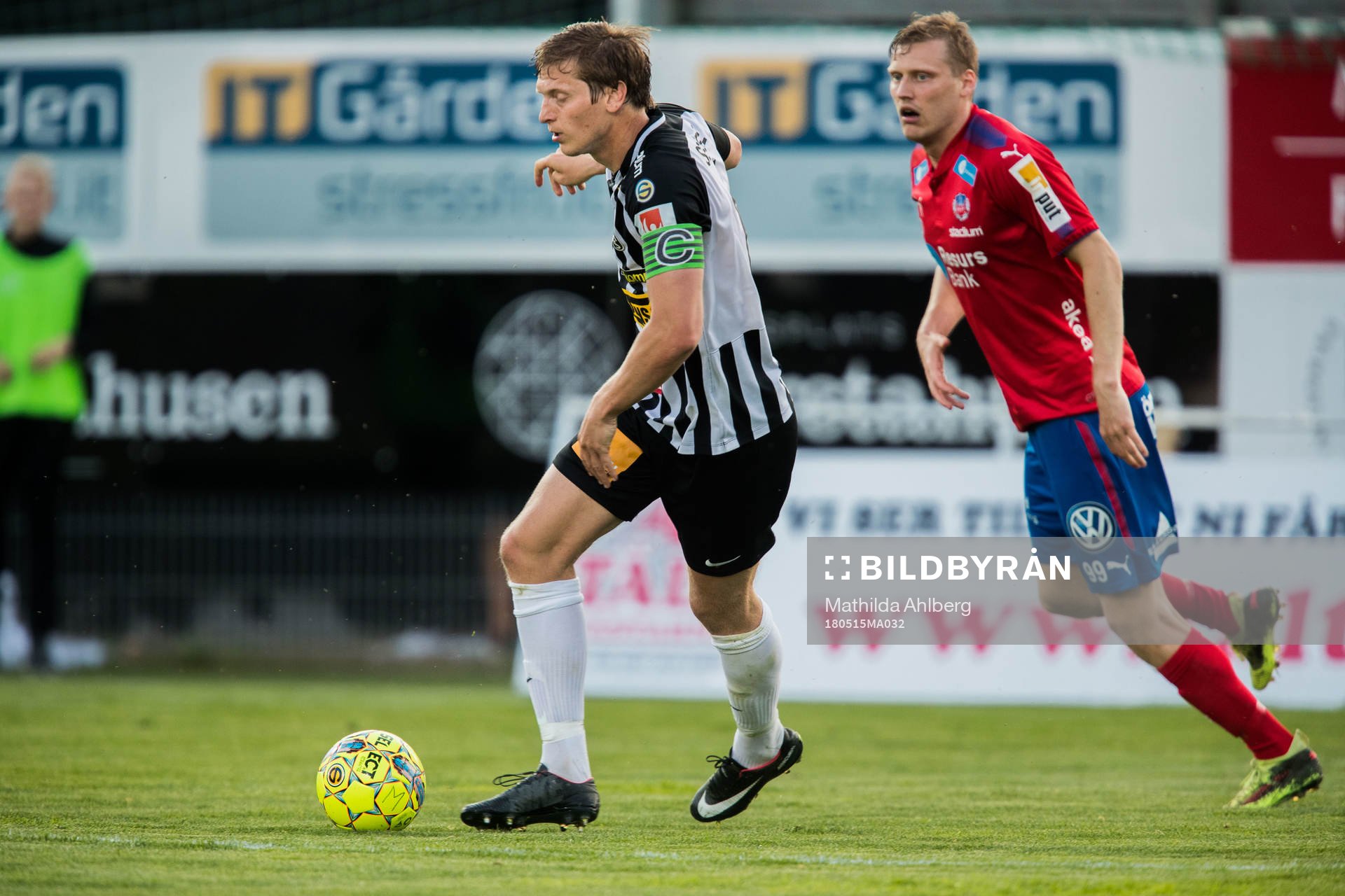 Landskronas Philip Andersson och Helsingborgs Abdri Runar