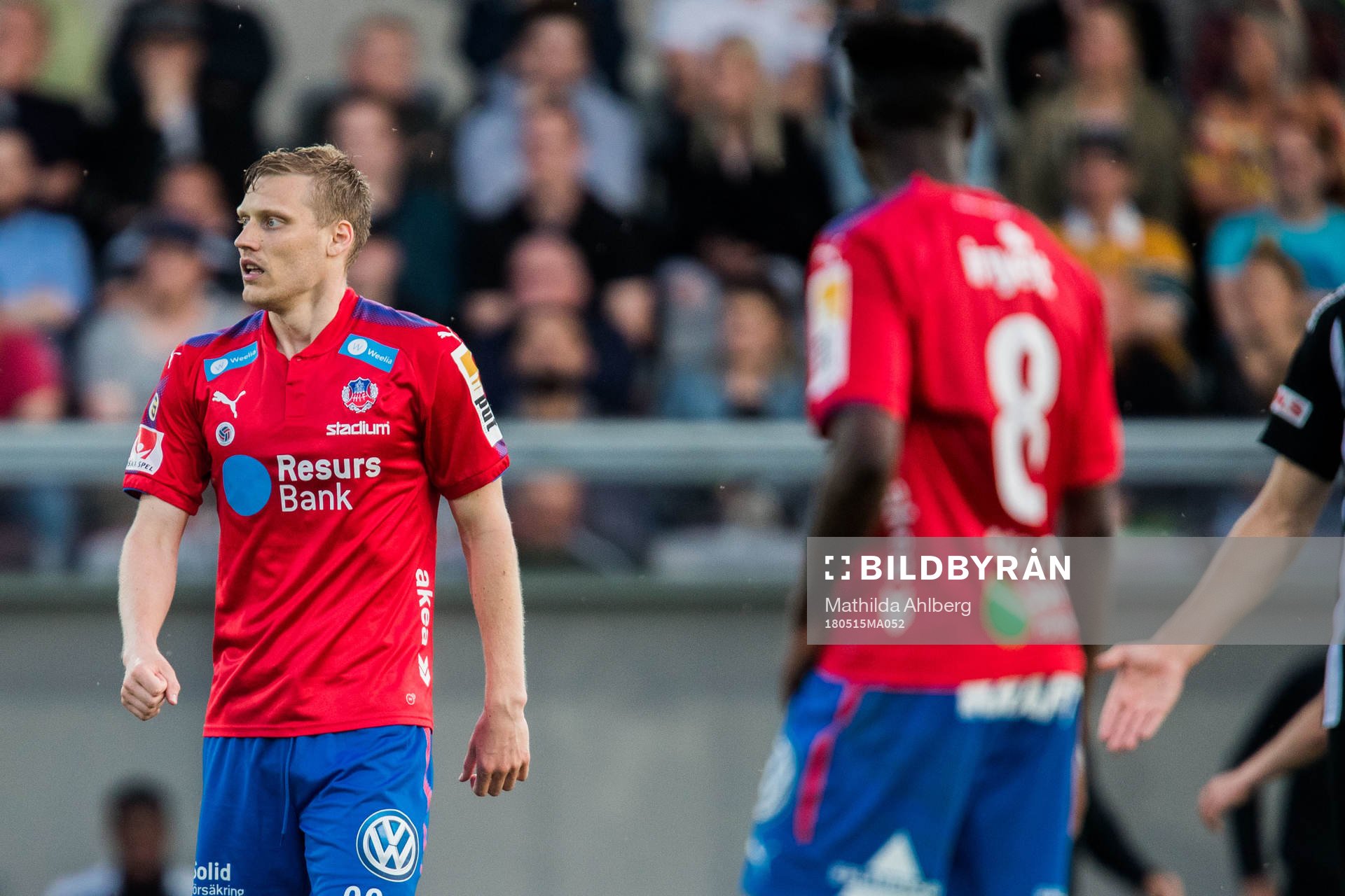 Helsingborgs Andri Runar Bjarnason deppar