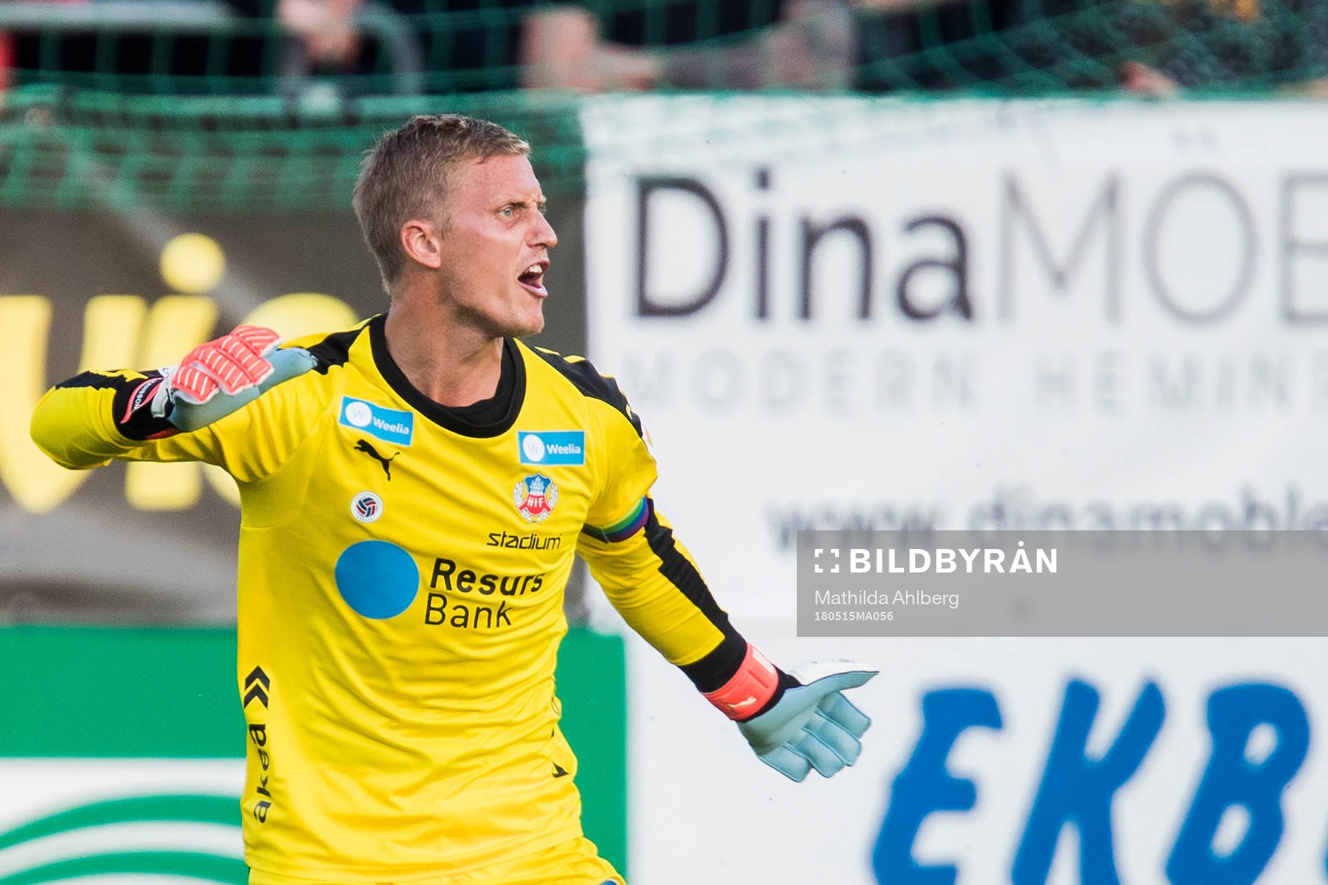 Helsingborgs målvakt Pär Hansson