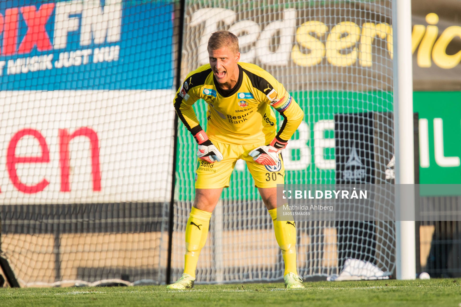 Helsingborgs målvakt Pär Hansson
