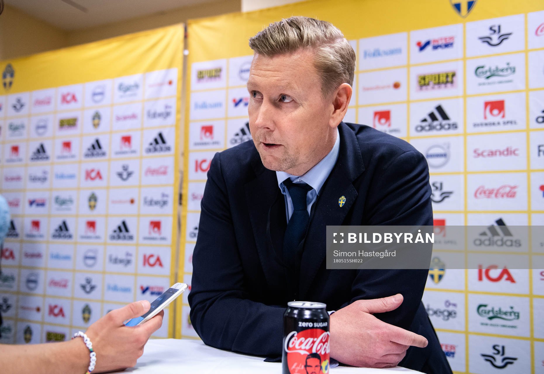 Sveriges assisterande förbundskapten Peter Wettergren