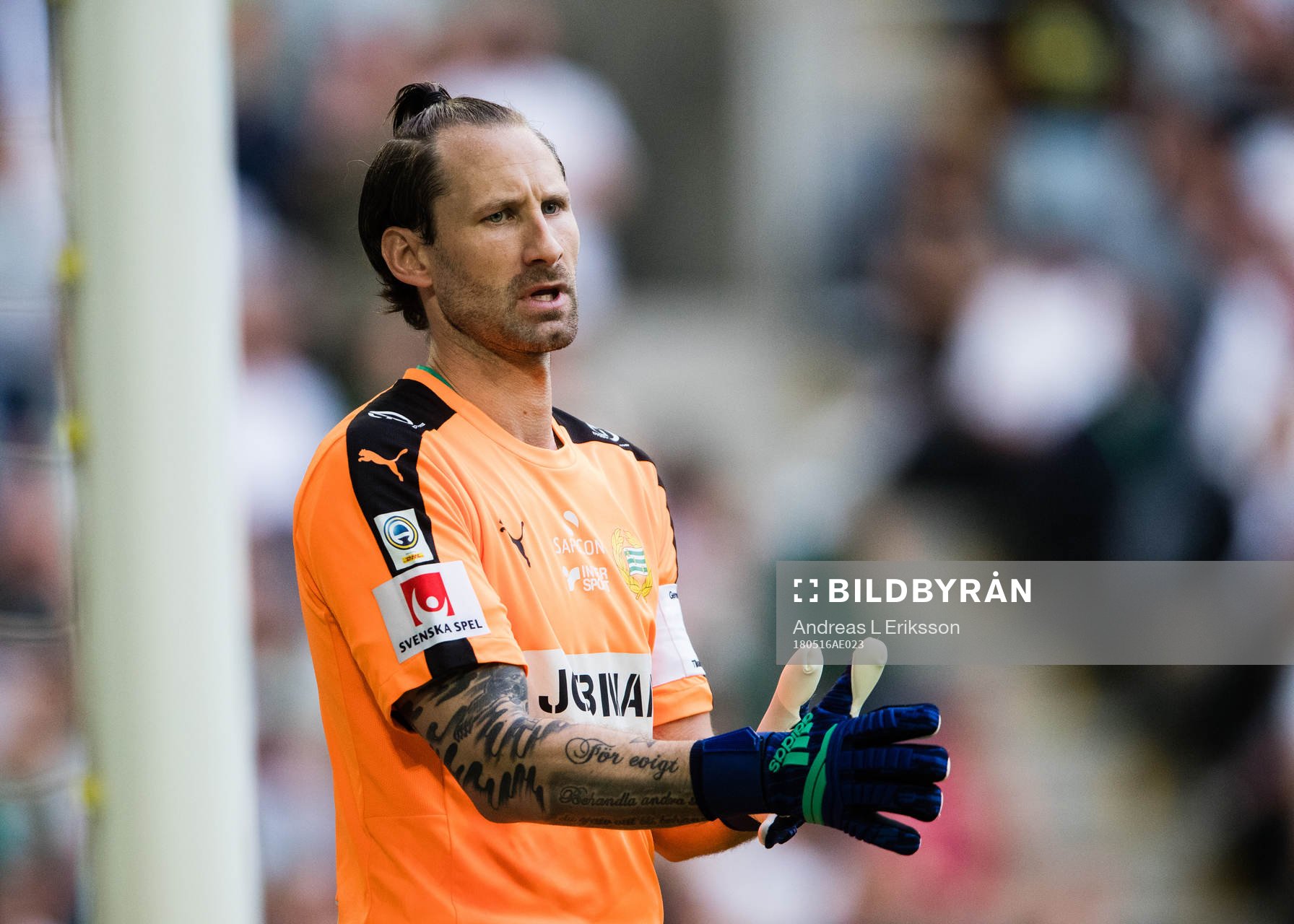 Hammarbys målvakt Johan Wiland