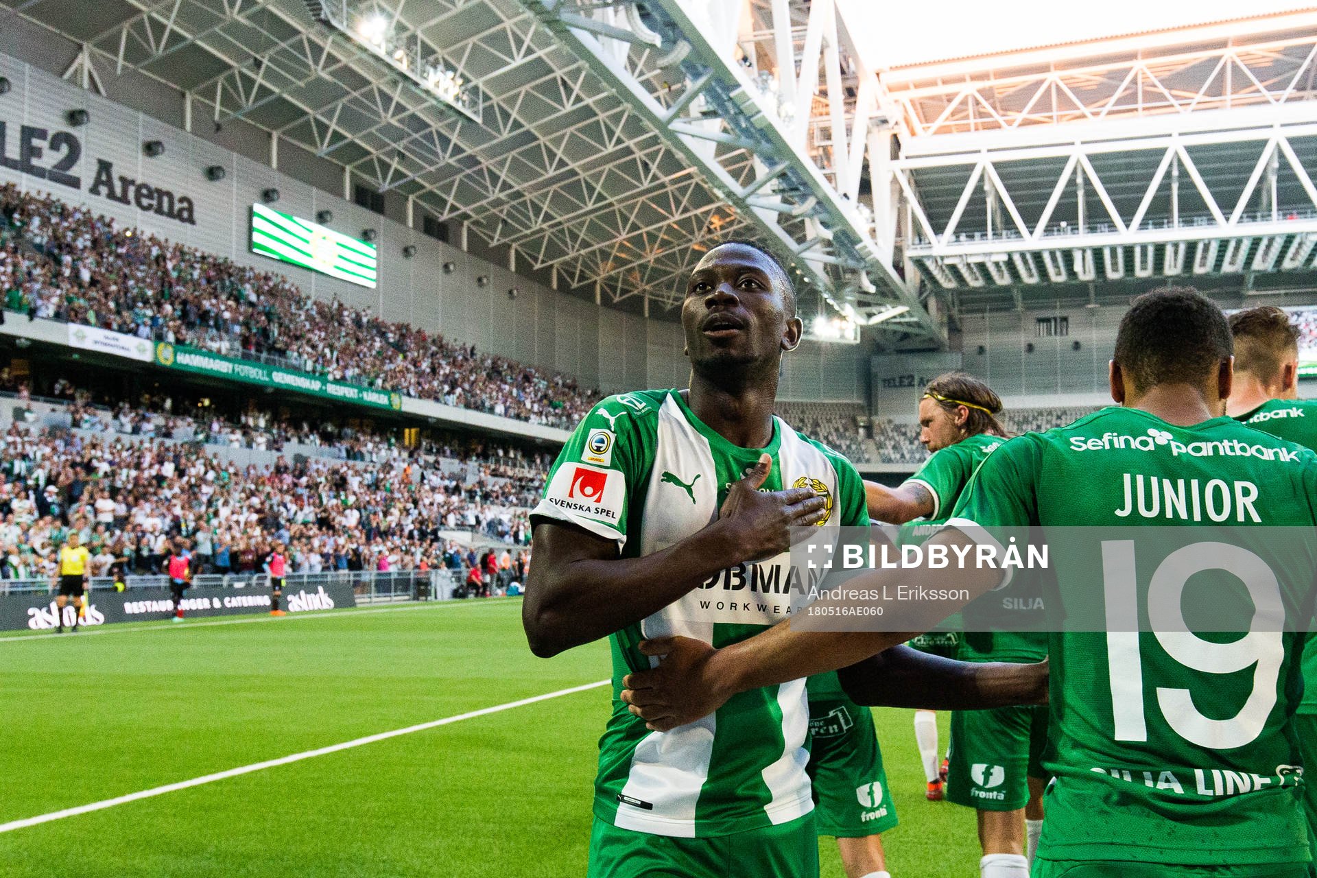 Hammarbys Pa Amat Dibba jublar