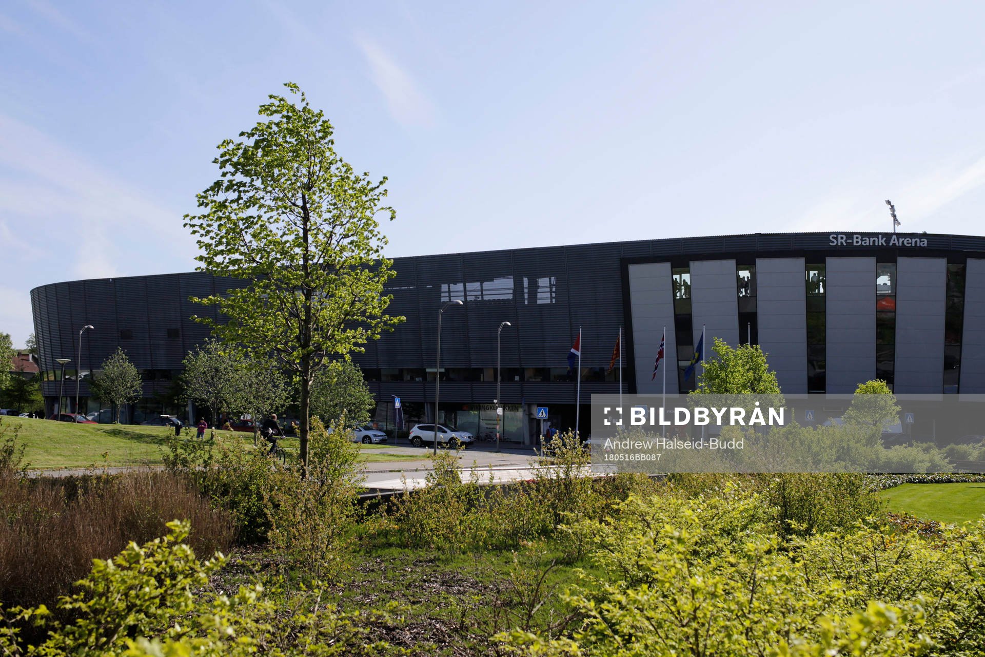 A view outside of the SR-Bank stadion