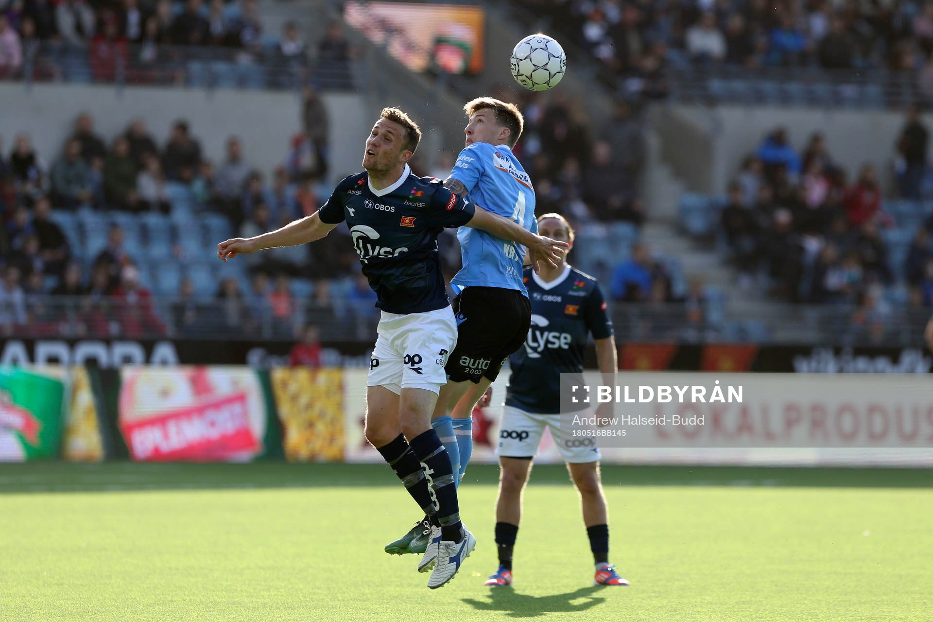 Fredrik Torsteinbø from Viking in against Axel Kryger from