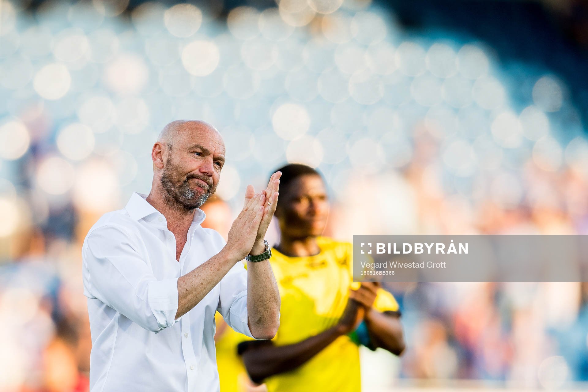 Mark Dempsey, head coach of Start, looks dejected