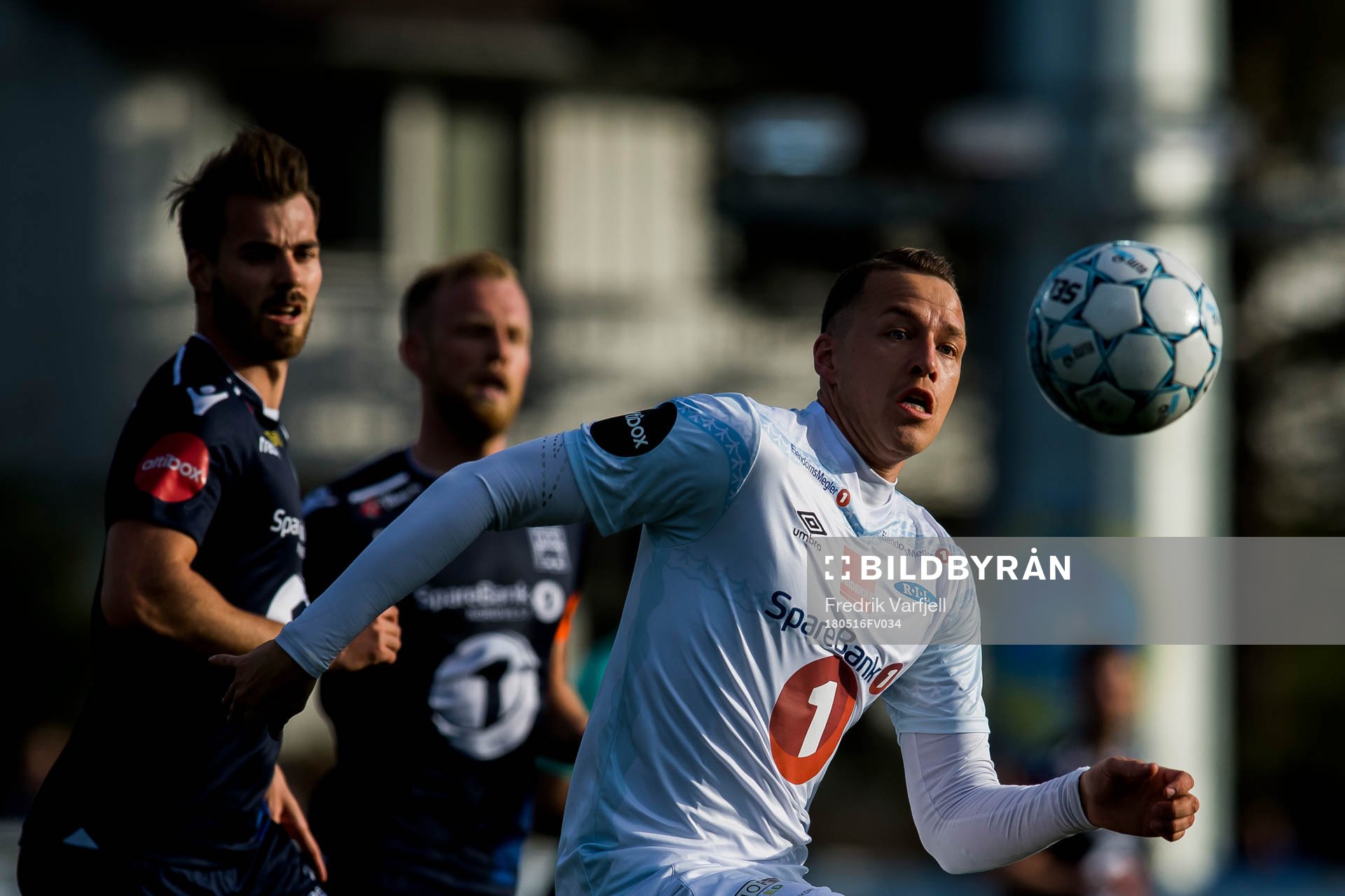 Christoffer Aasbak of Kristiansund and Michael Karlsen of