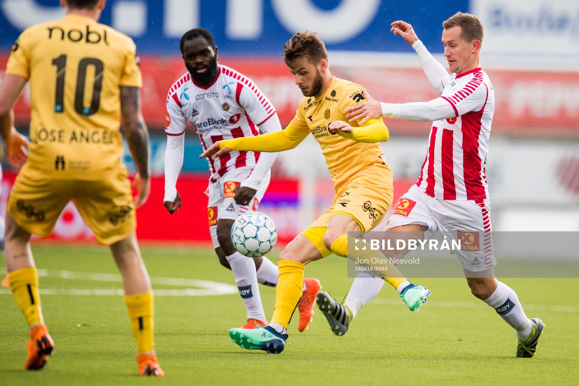 Philip Zinckernagel of Bodø/Glimt and Morten Gamst