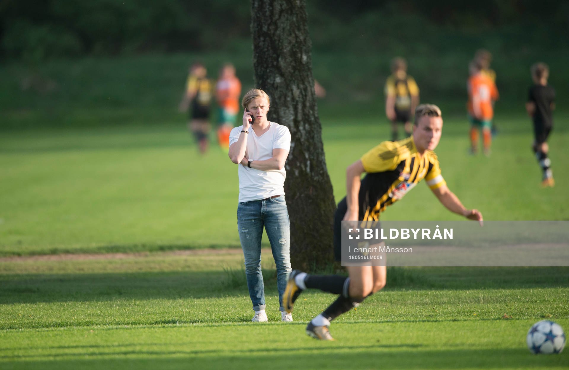 i DM-matchen mellan IFK Hässleholm och Åstorp i
