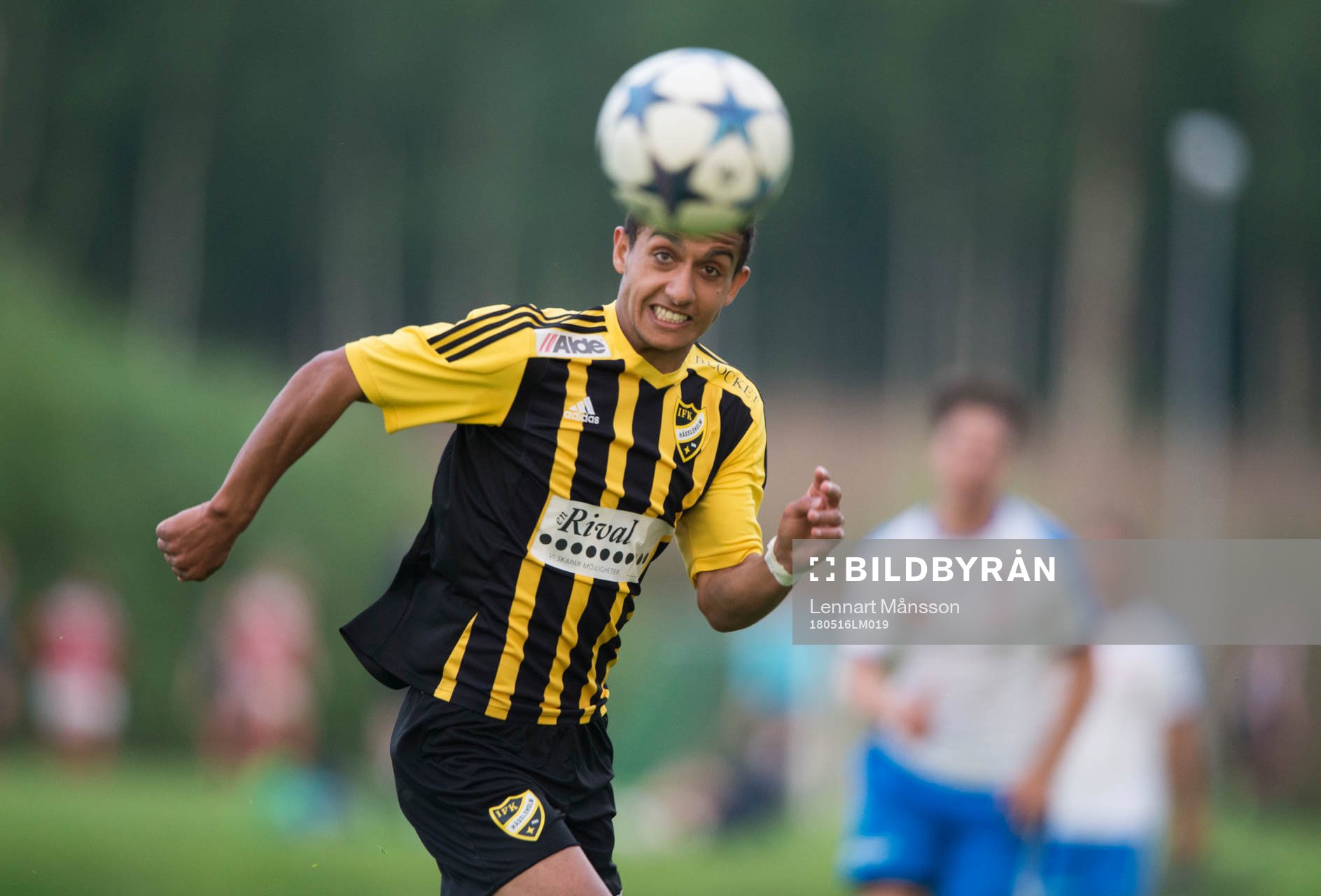 IFK Hässleholms Waed Shaif i DM-matchen mellan IFK
