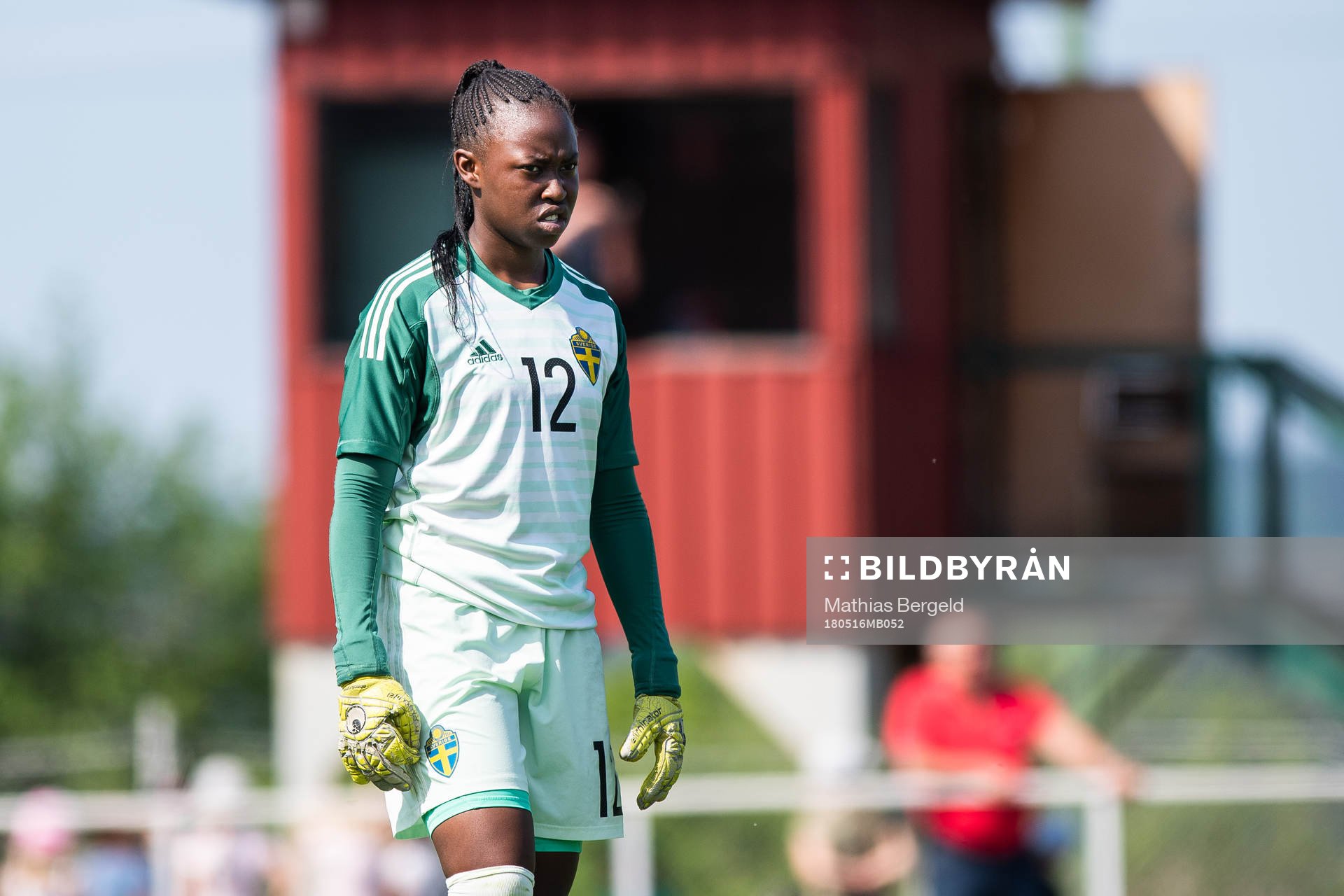 Sveriges målvakt Angel Keziah Eshirendah Mukasa