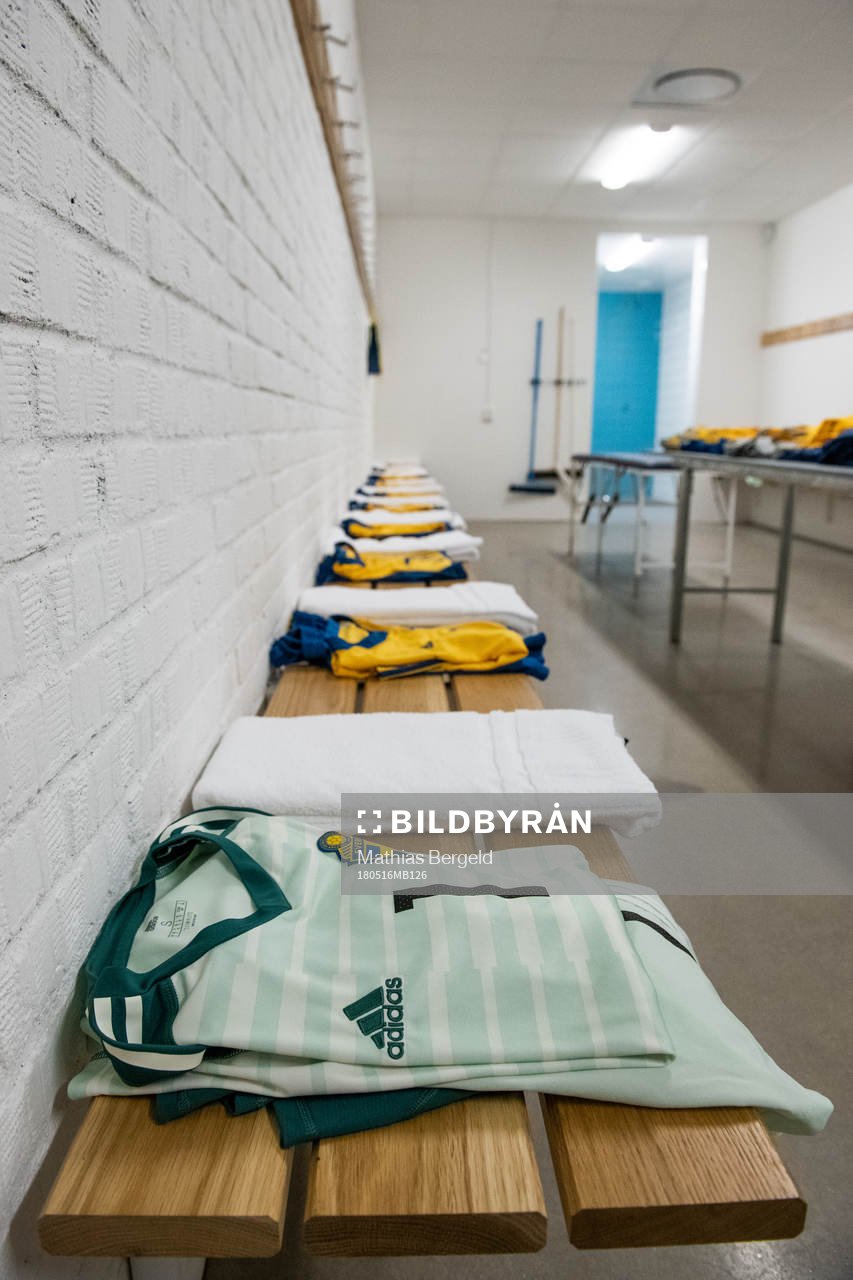 Sveriges kläder och handdukar ligger vikta i