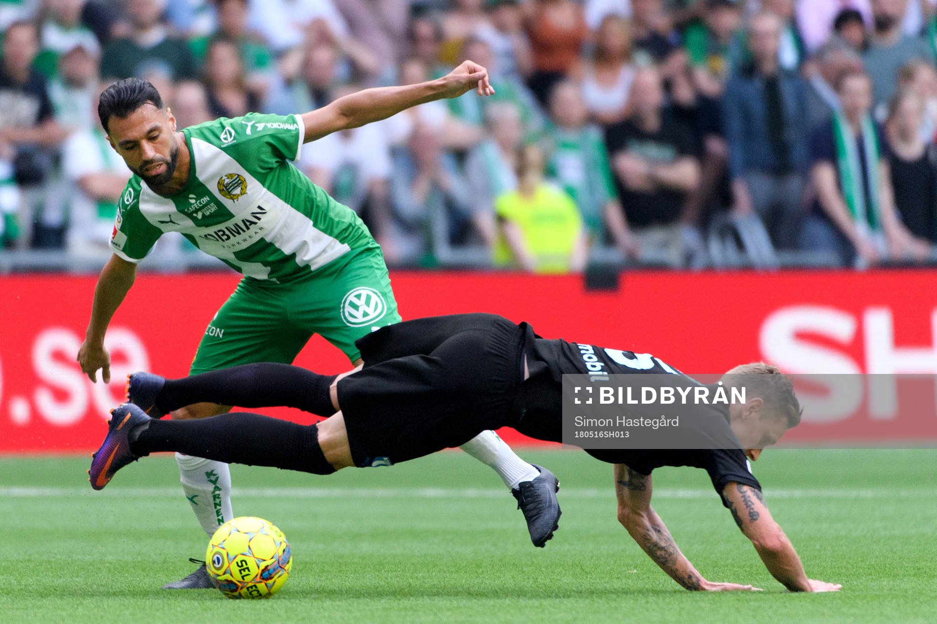 Hammarbys Imad Khalili och Malmö FFs Sören Rieks