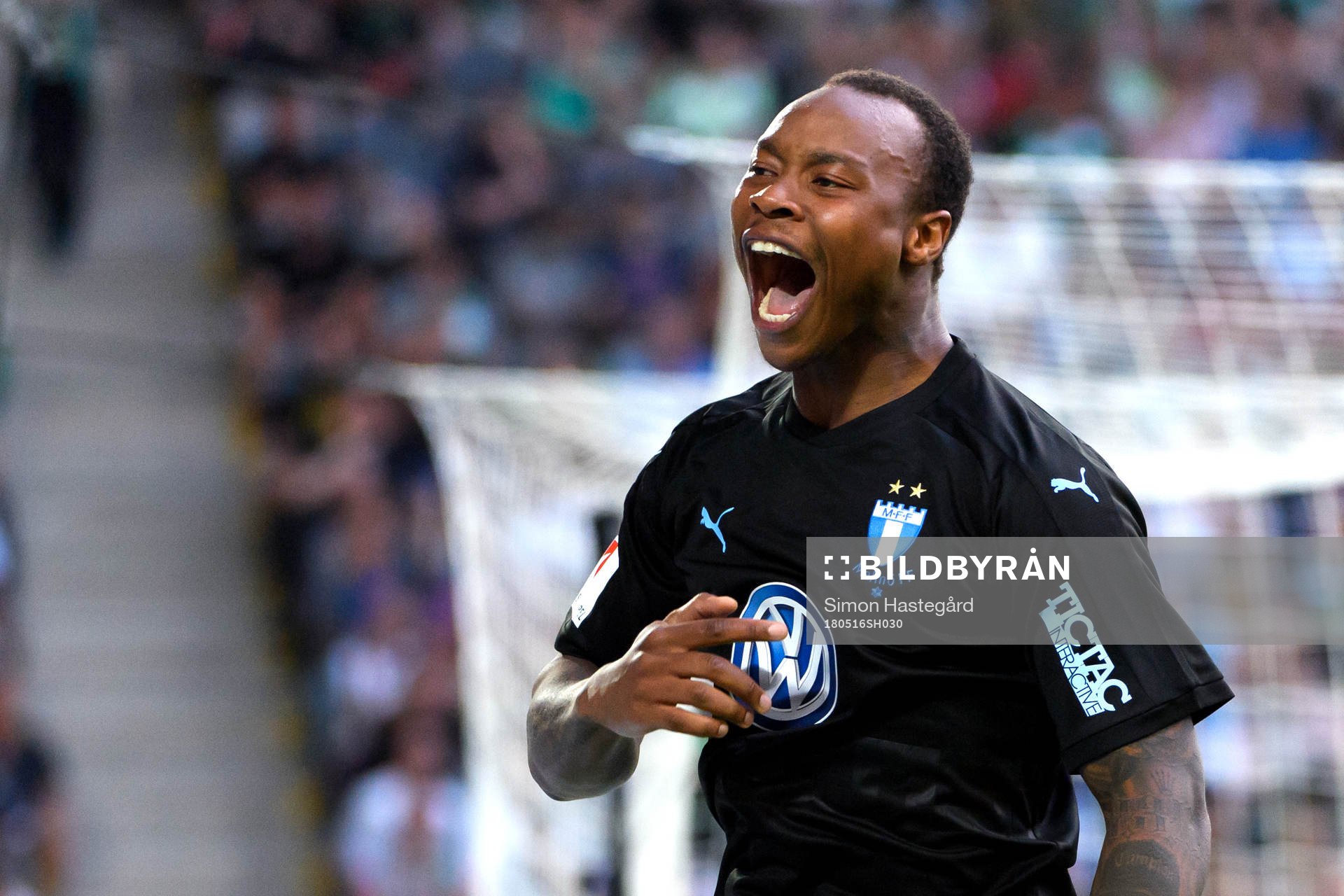 Malmö FFs Carlos Strandberg jublar