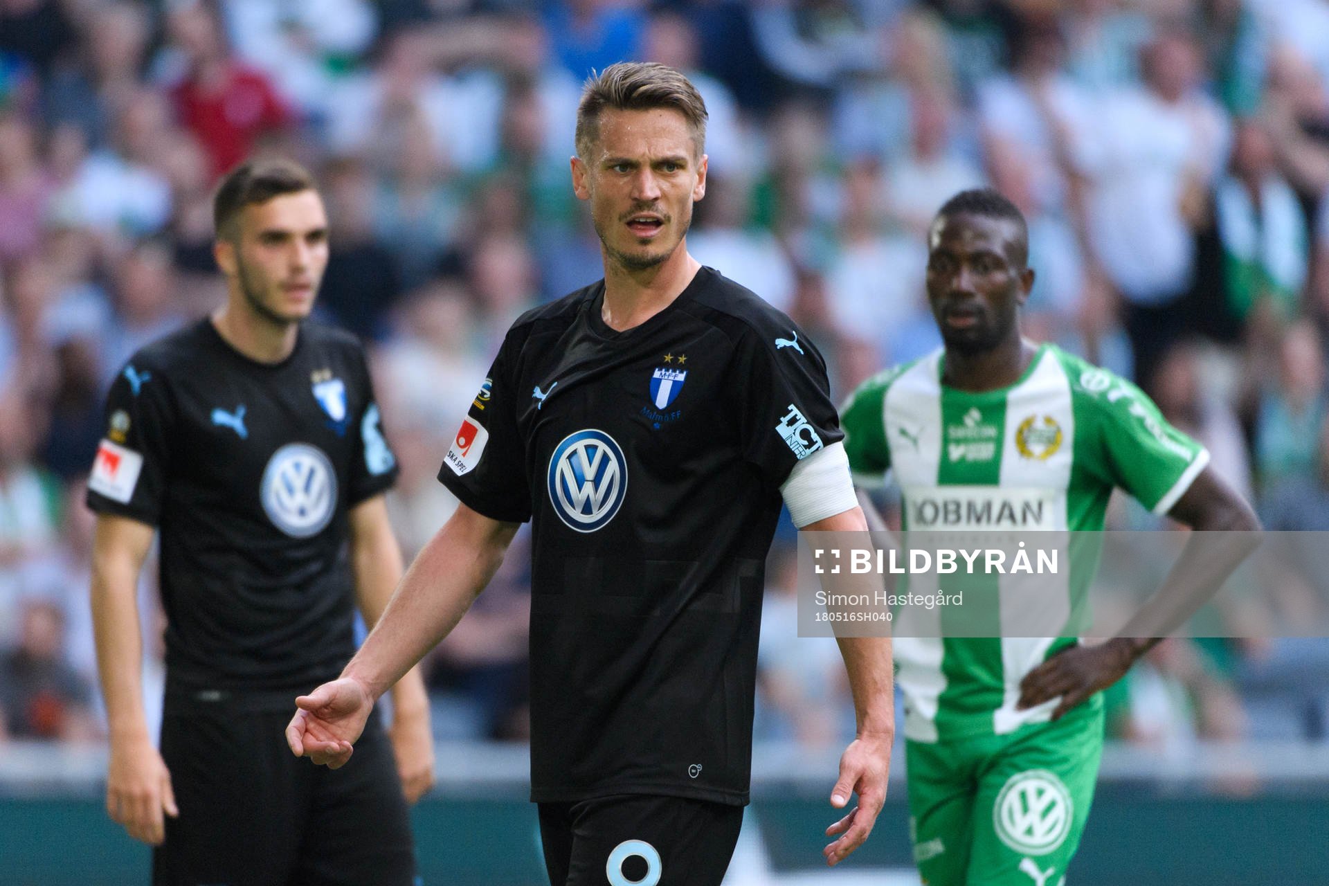 Malmö FFs Markus Rosenberg deppar