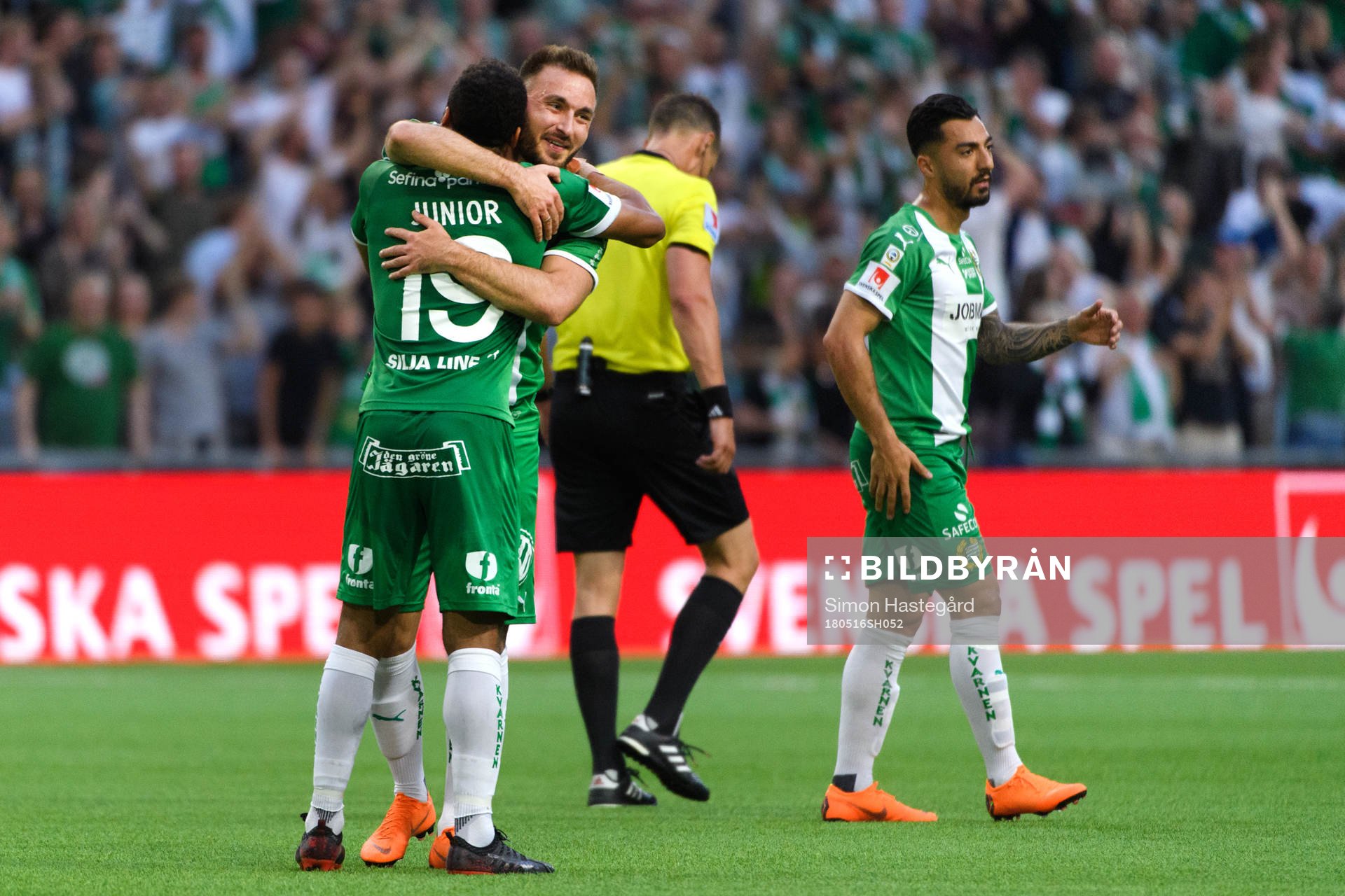 Hammarbys Muamer Tankovic, Serge-Junior Martinsson Ngouali