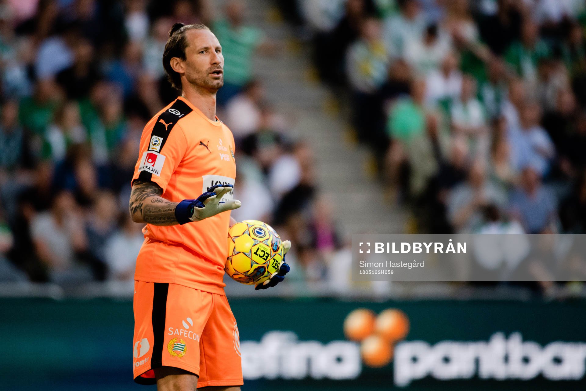 Hammarbys målvakt Johan Wiland