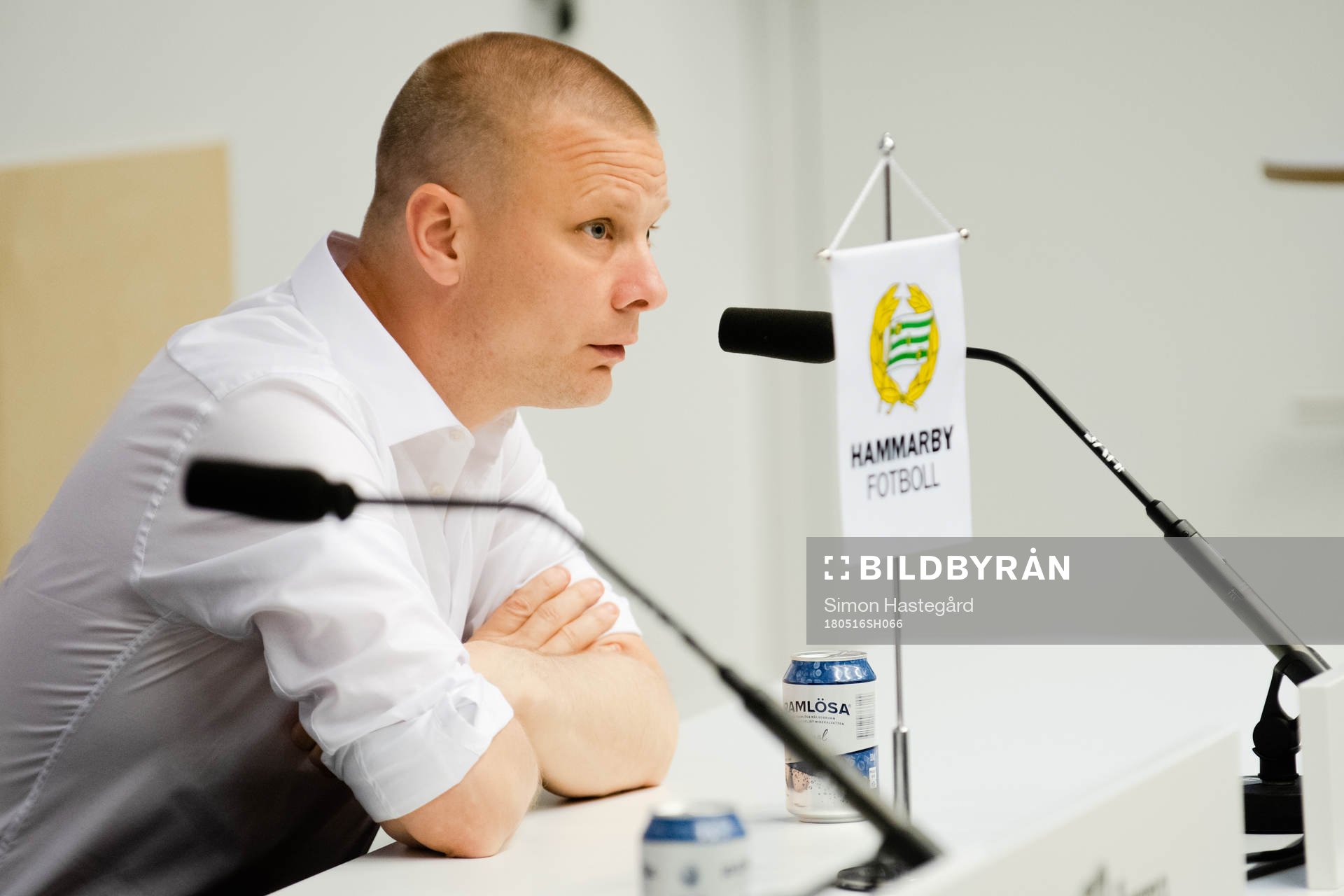 Hammarbys tränare Stefan Billborn