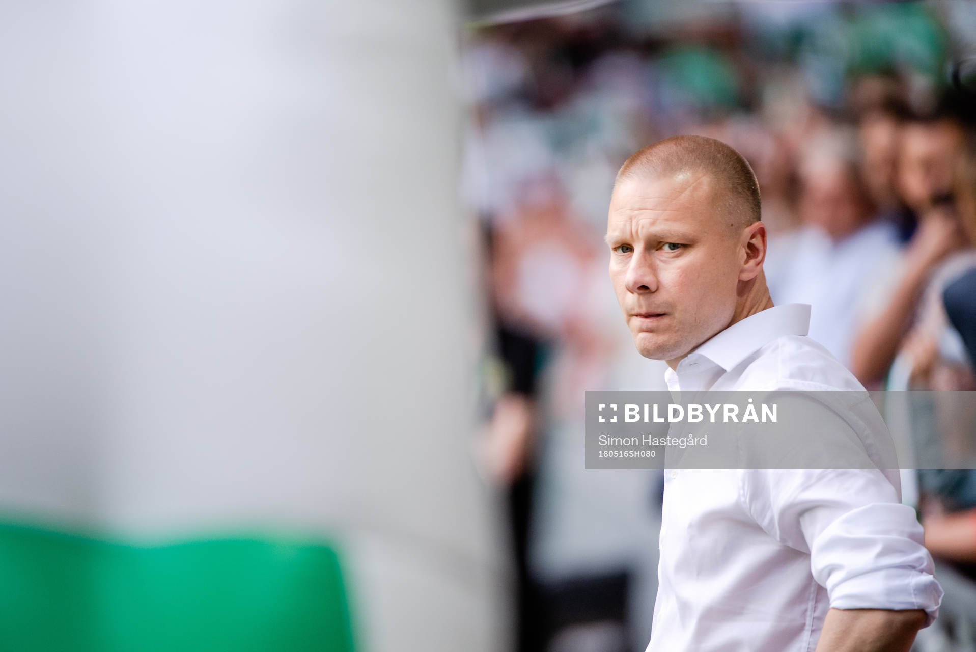 Hammarbys tränare Stefan Billborn