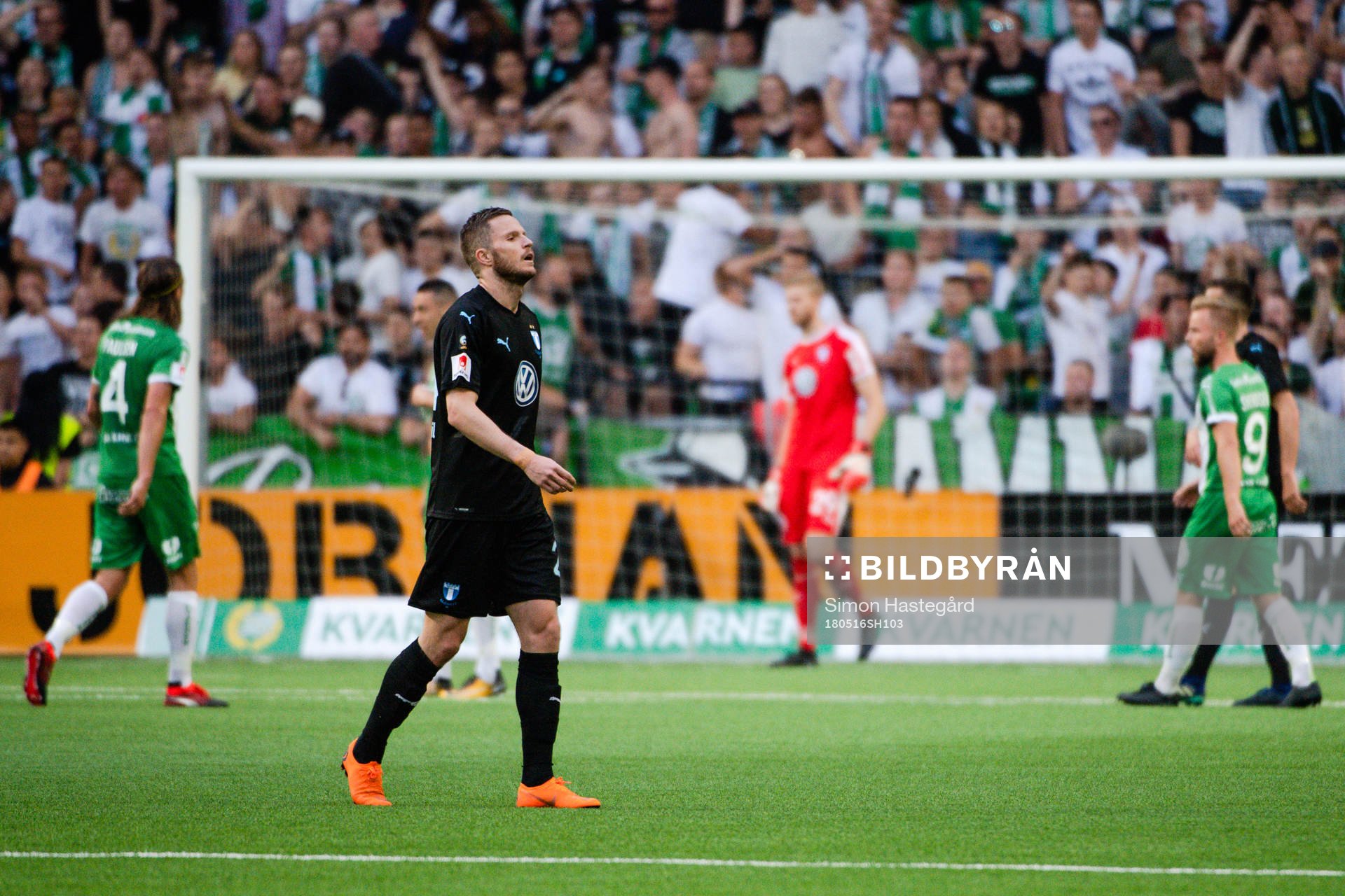 Malmö FFs Lasse Nielsen deppar