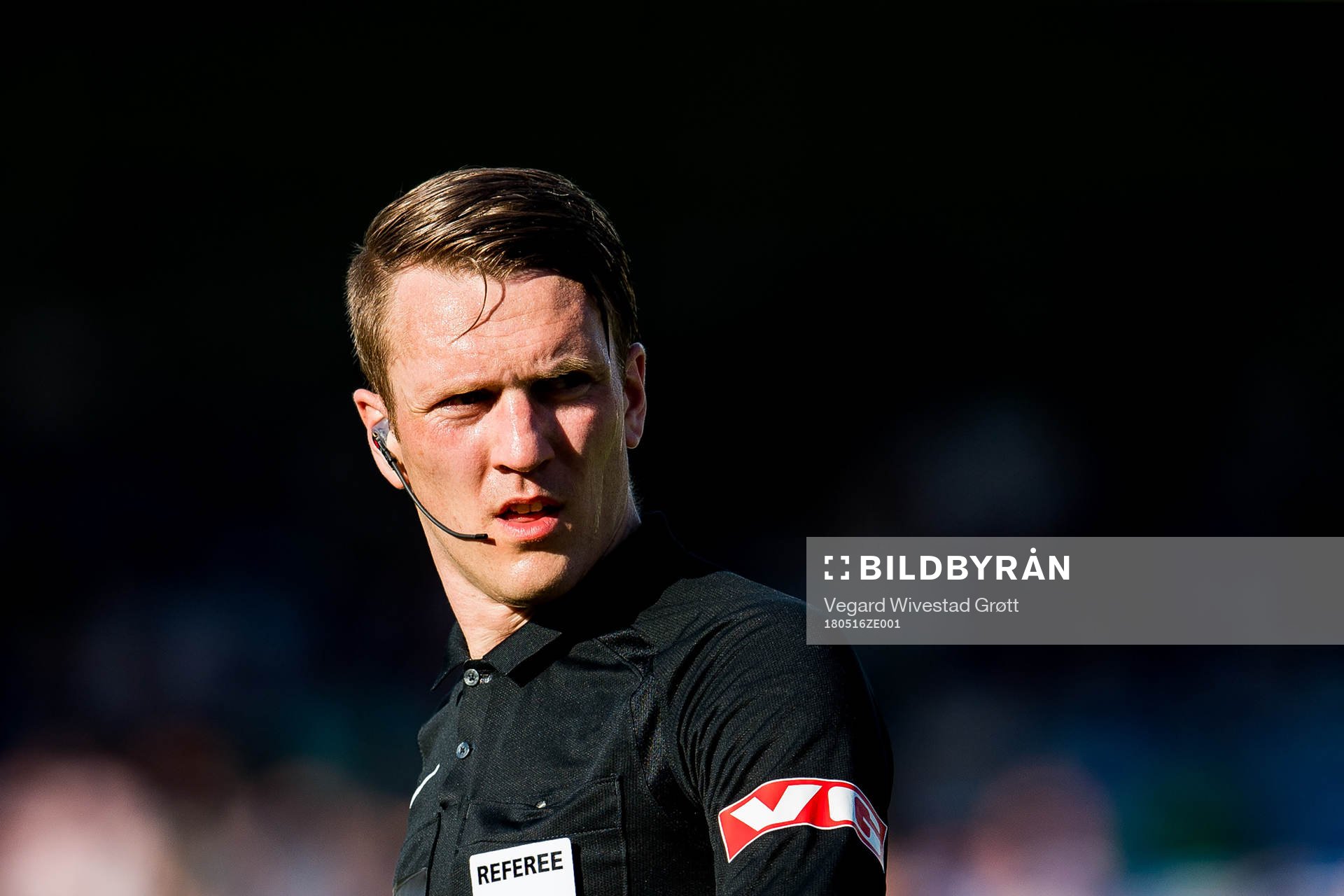 Referee Kai Erik Steen