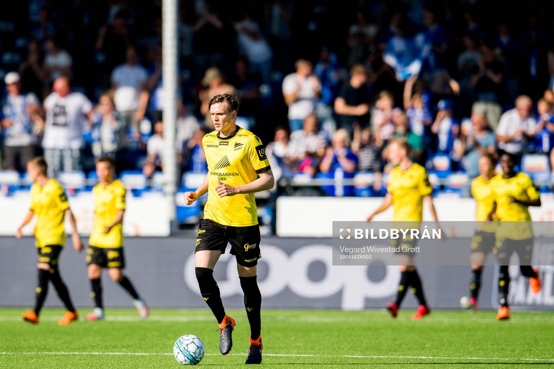 Kristjan Floki Finnbogason of Start looks dejected