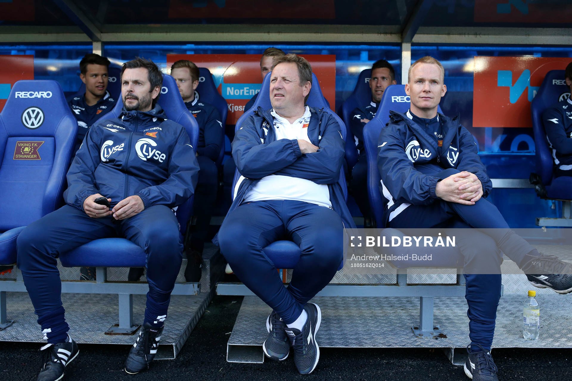 Bjarte Aarsheim, Bjarne Berntsen and Morten Jensen of Viking