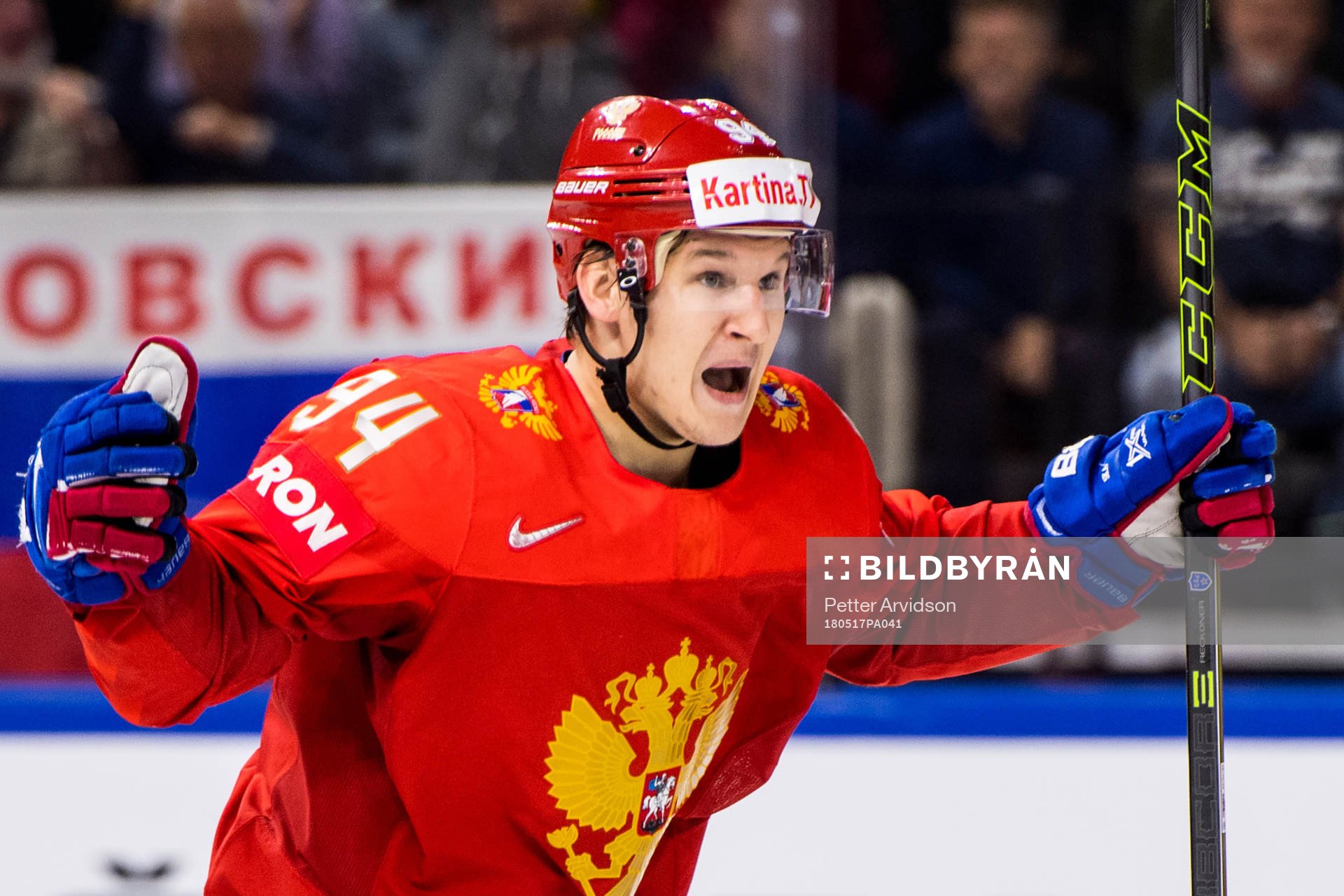 Rysslands Alexander Barabanov jublar