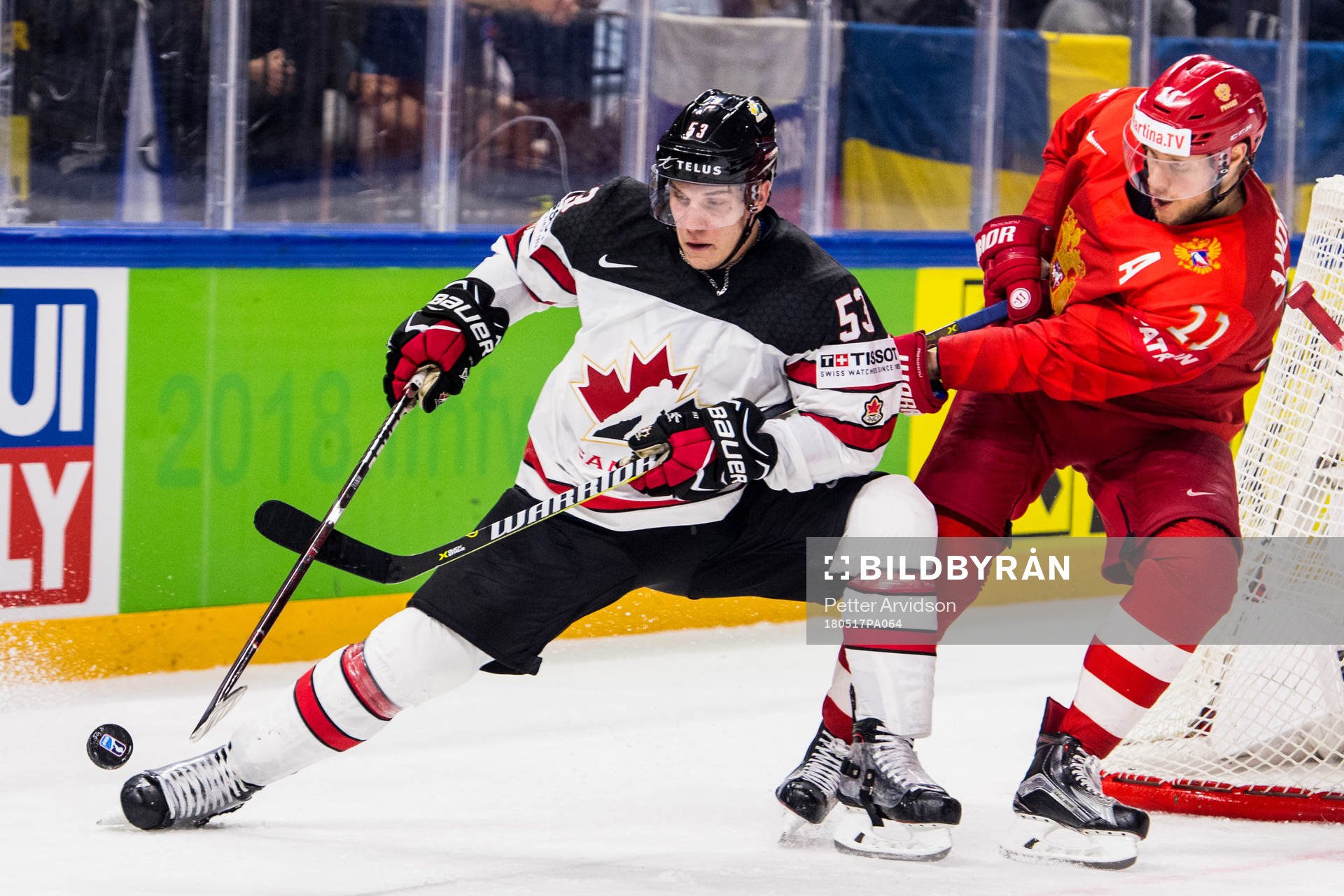 Kanadas Bo Horvat och Rysslands Sergei Andronov