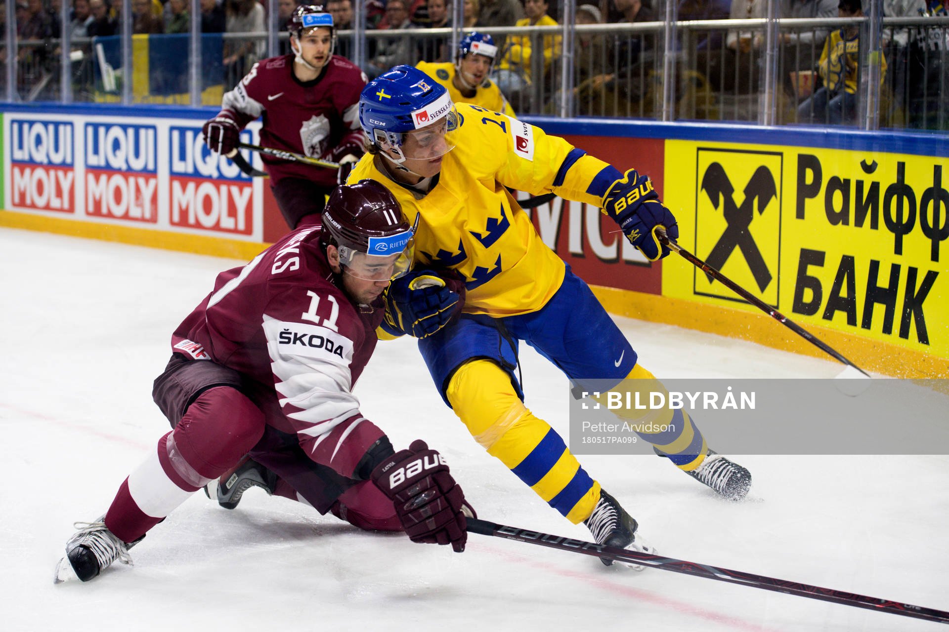 Lettlands Kristaps Sotnieks och Sveriges Mattias Janmark