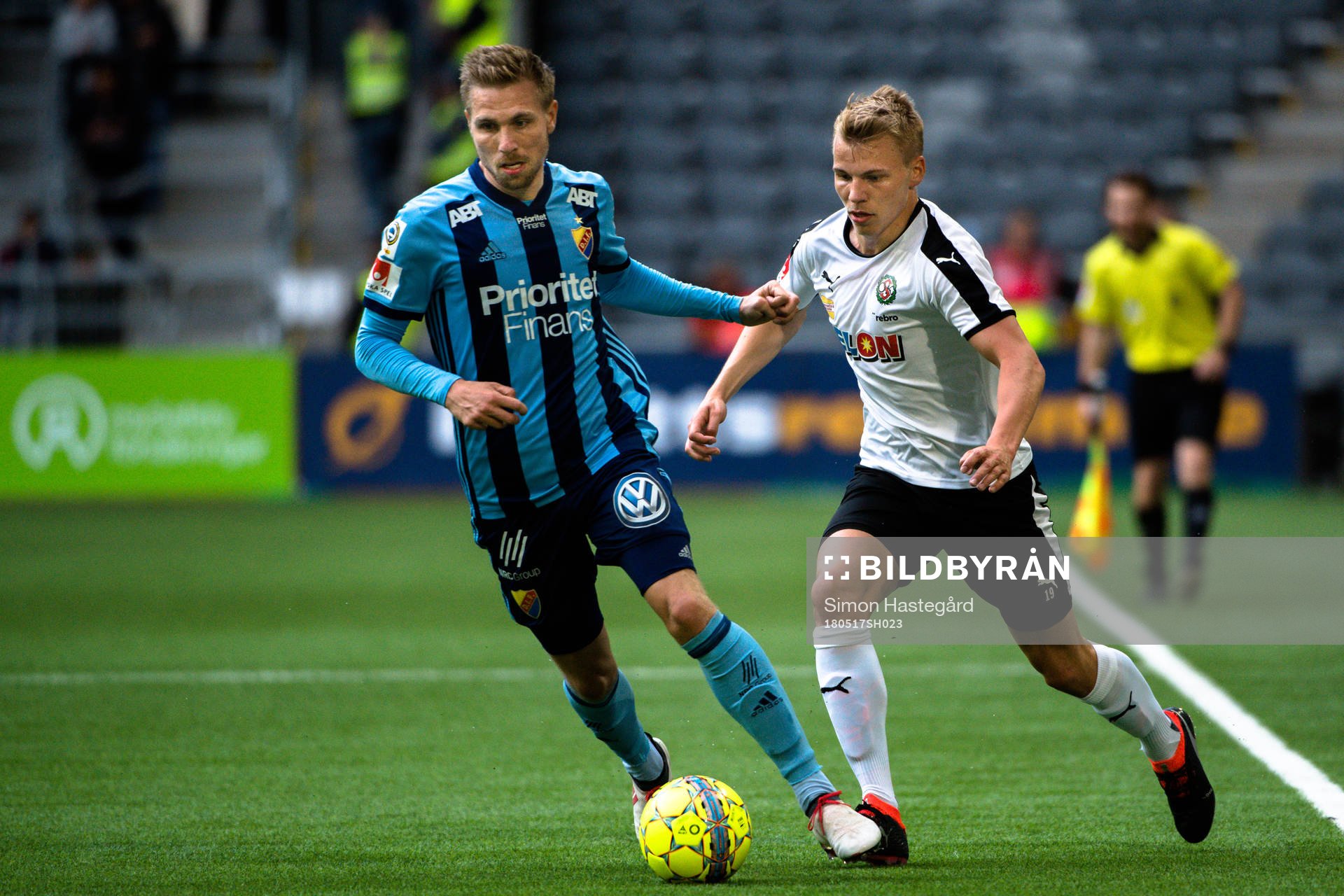 Djurgårdens Jonathan Ring och Örebros Sebastian Ring