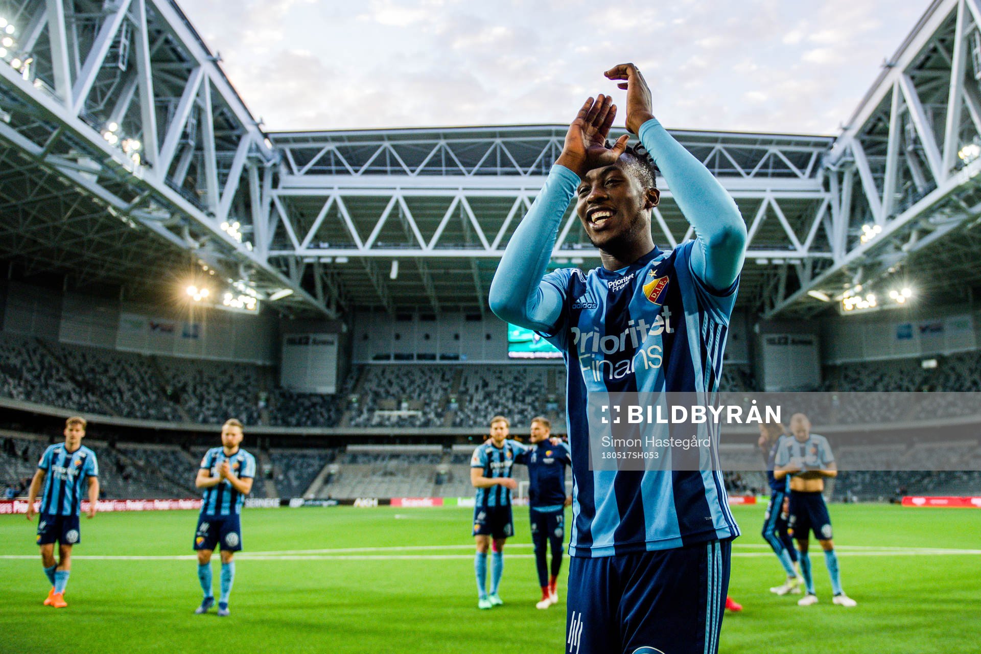 Djurgårdens Philana Tinotenda Kadewere jublar