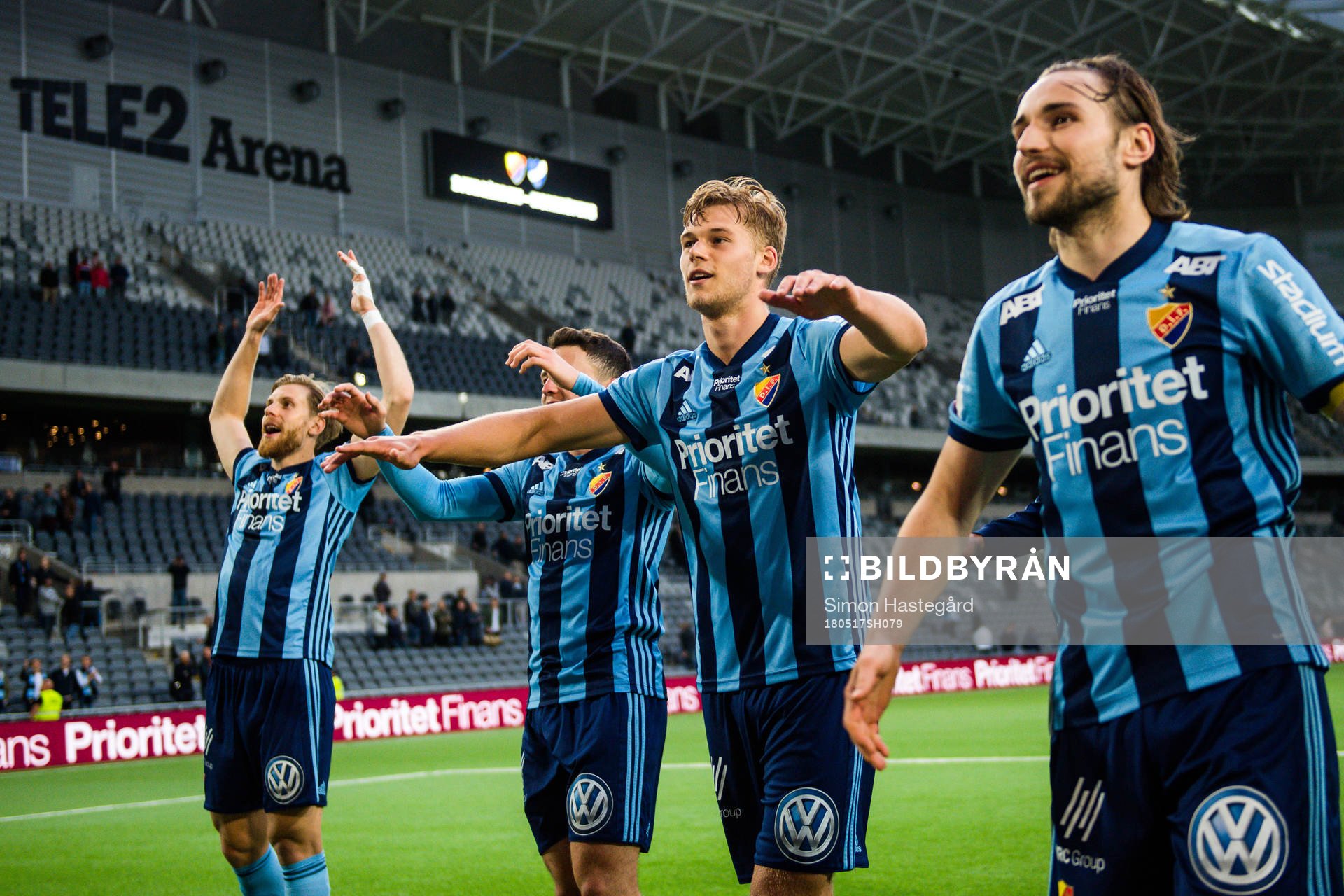Djurgårdens Felix Beijmo jublar