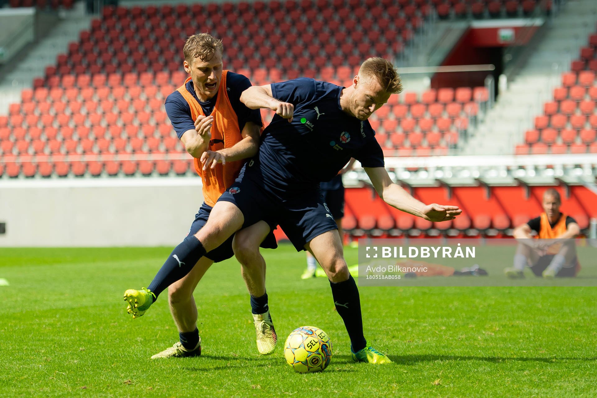 Helsingborgs Andreas Landgren och Andri Rúnar