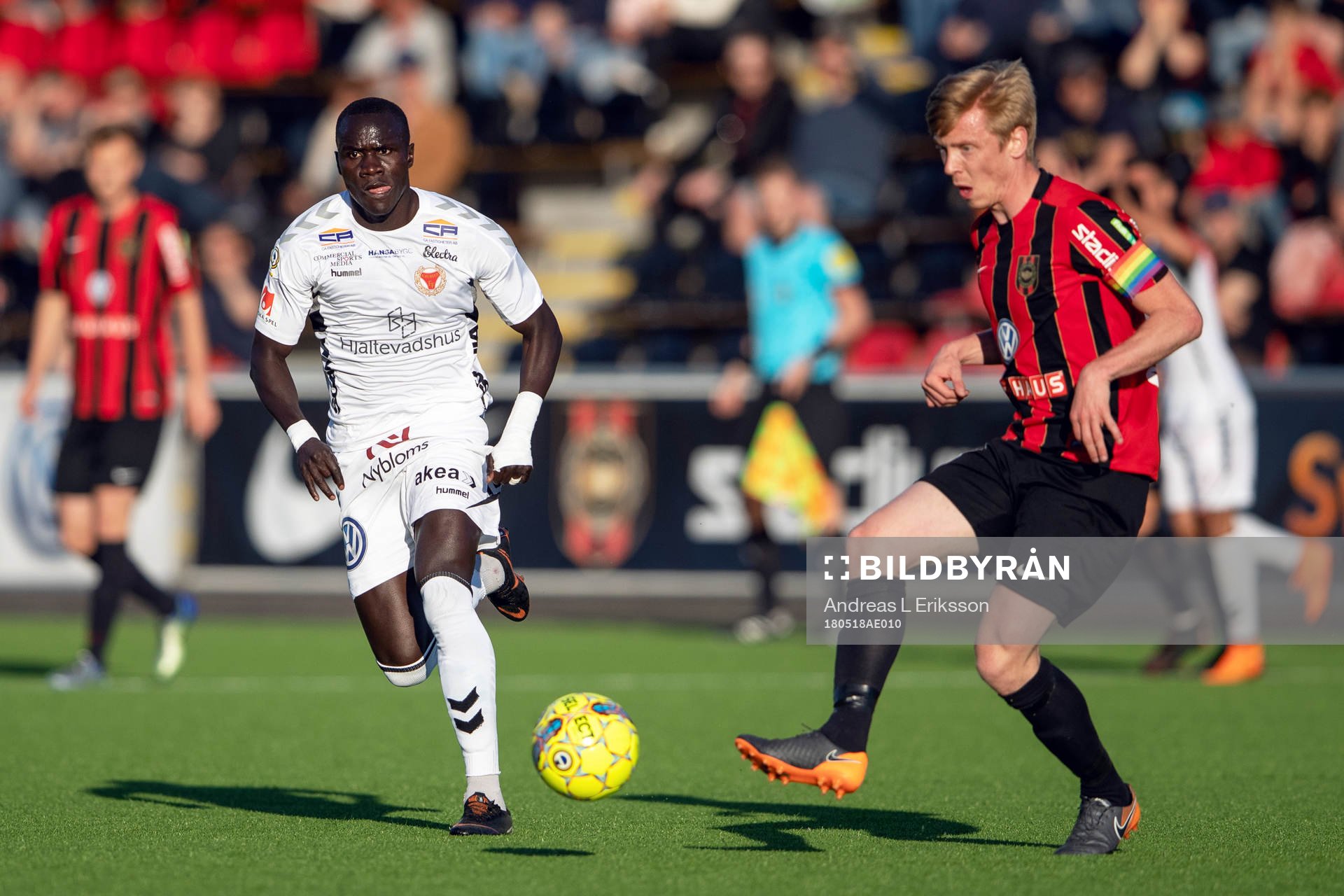 Kalmars Papa Alioune Diouf och Brommapojkarnas Gustav