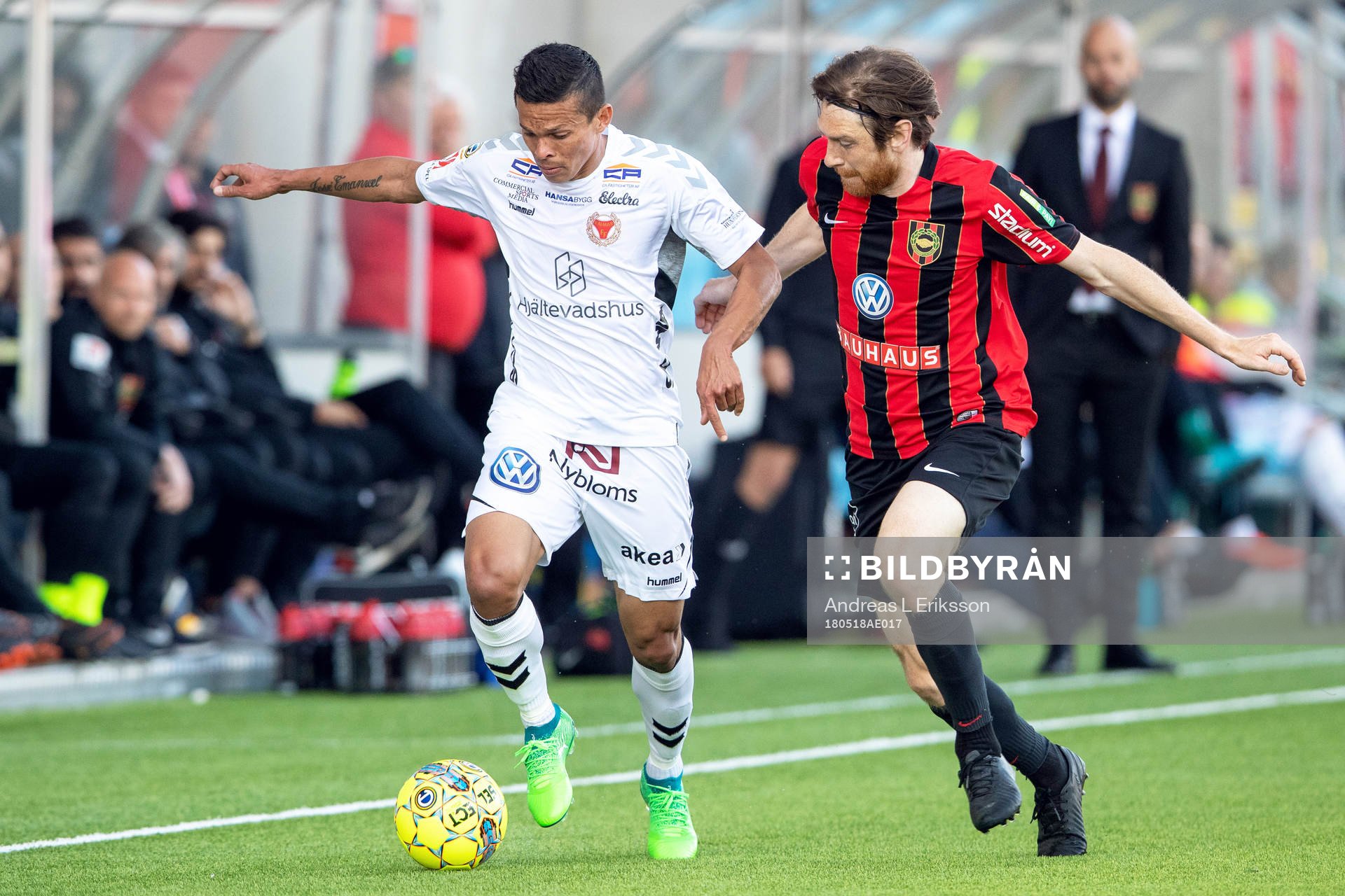 Kalmars Romário Pereira Sipião och Brommapojkarnas Markus