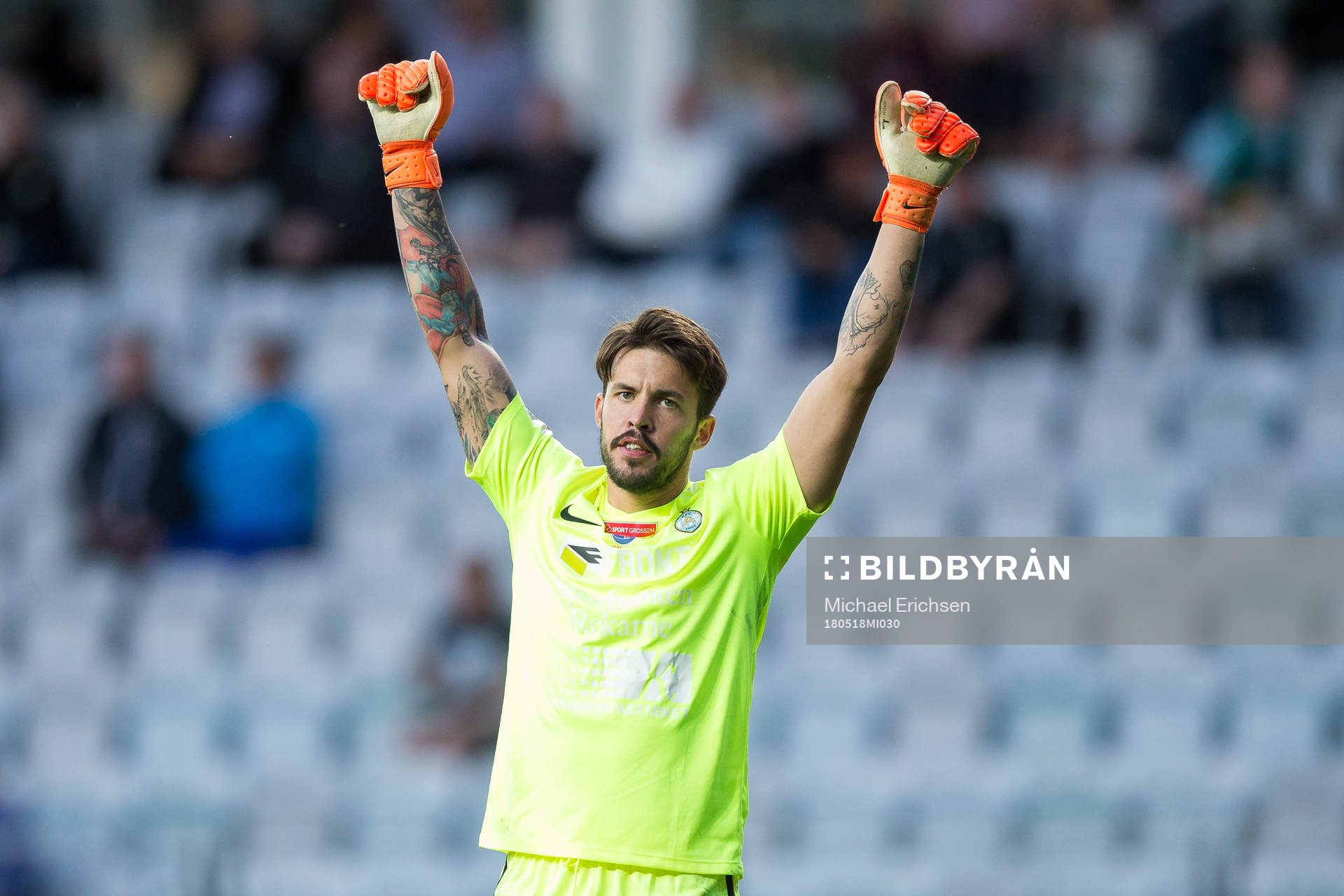 AFC Eskilstunas Milhail Ivanov jublar