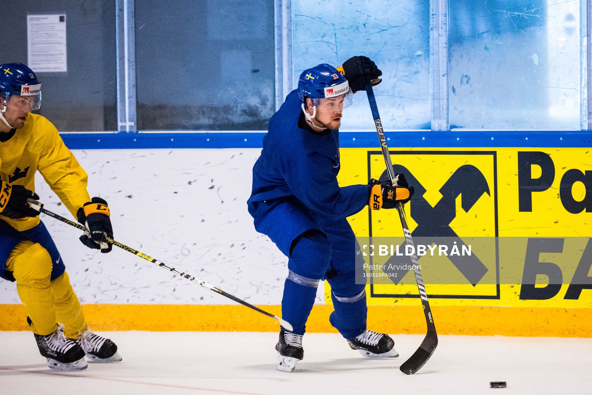 Sveriges Johan Larsson och Viktor Arvidsson