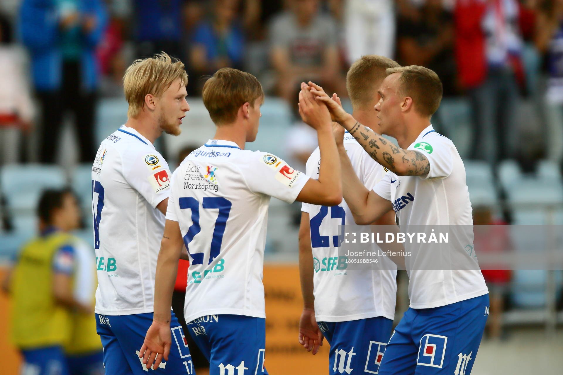 Norrköpings Kalle Holmberg, Arnór Sigurdsson och