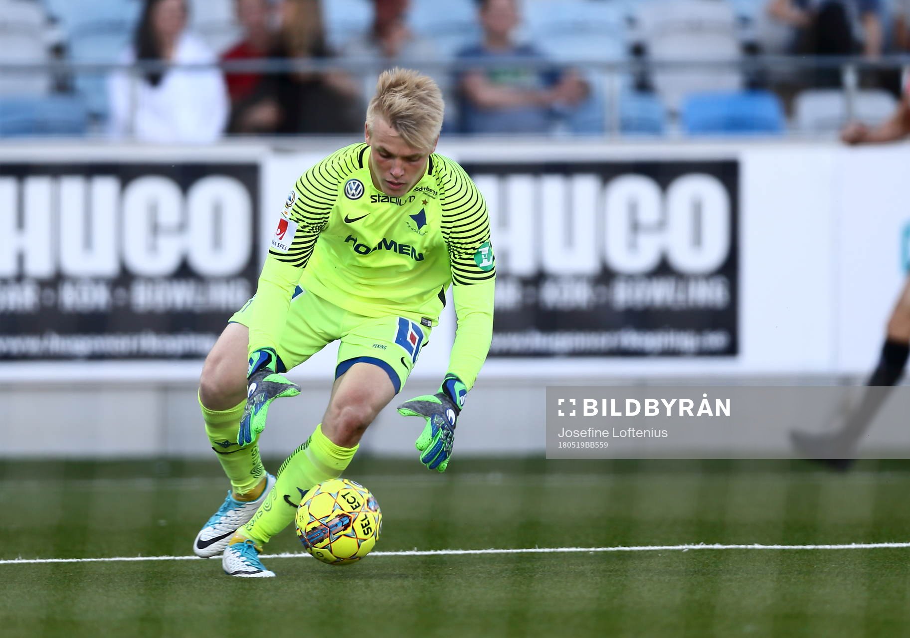 Norrköpings målvakt Isak Pettersson