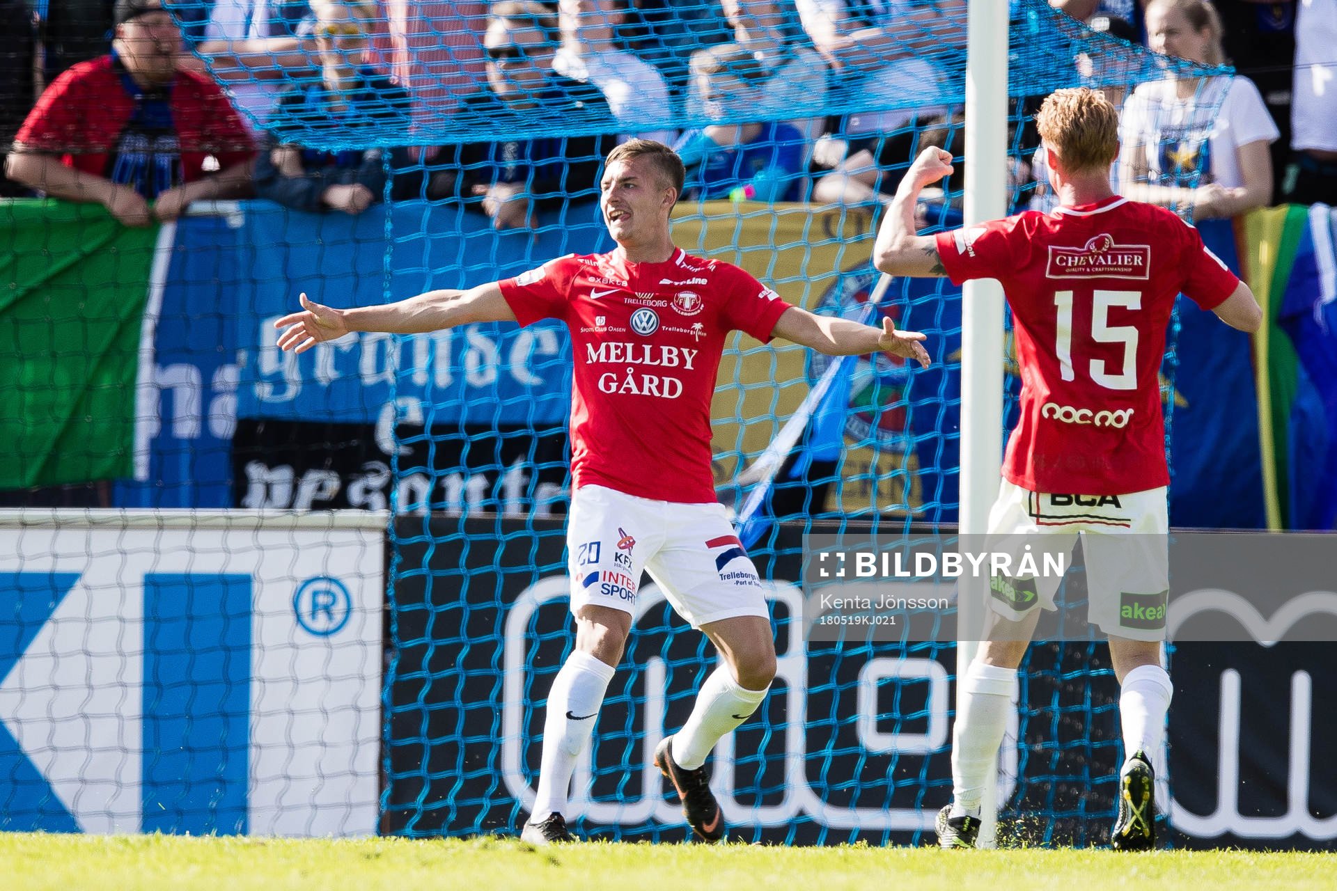 Trelleborgs Felix Hörberg jublar
