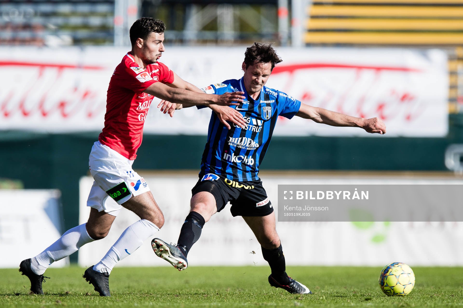 Trelleborgs Deniz Hümmet och Sirius Stefano Vecchia