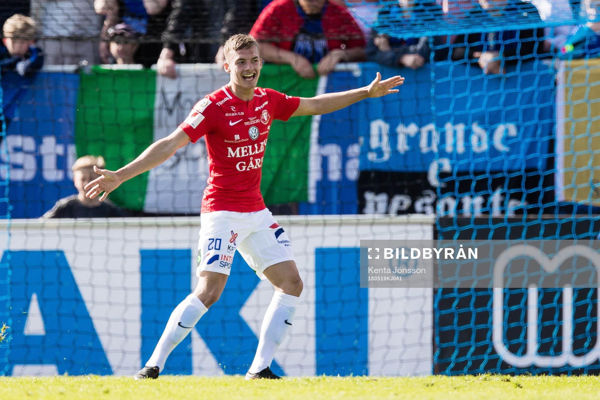 Trelleborgs Felix Hörberg jublar