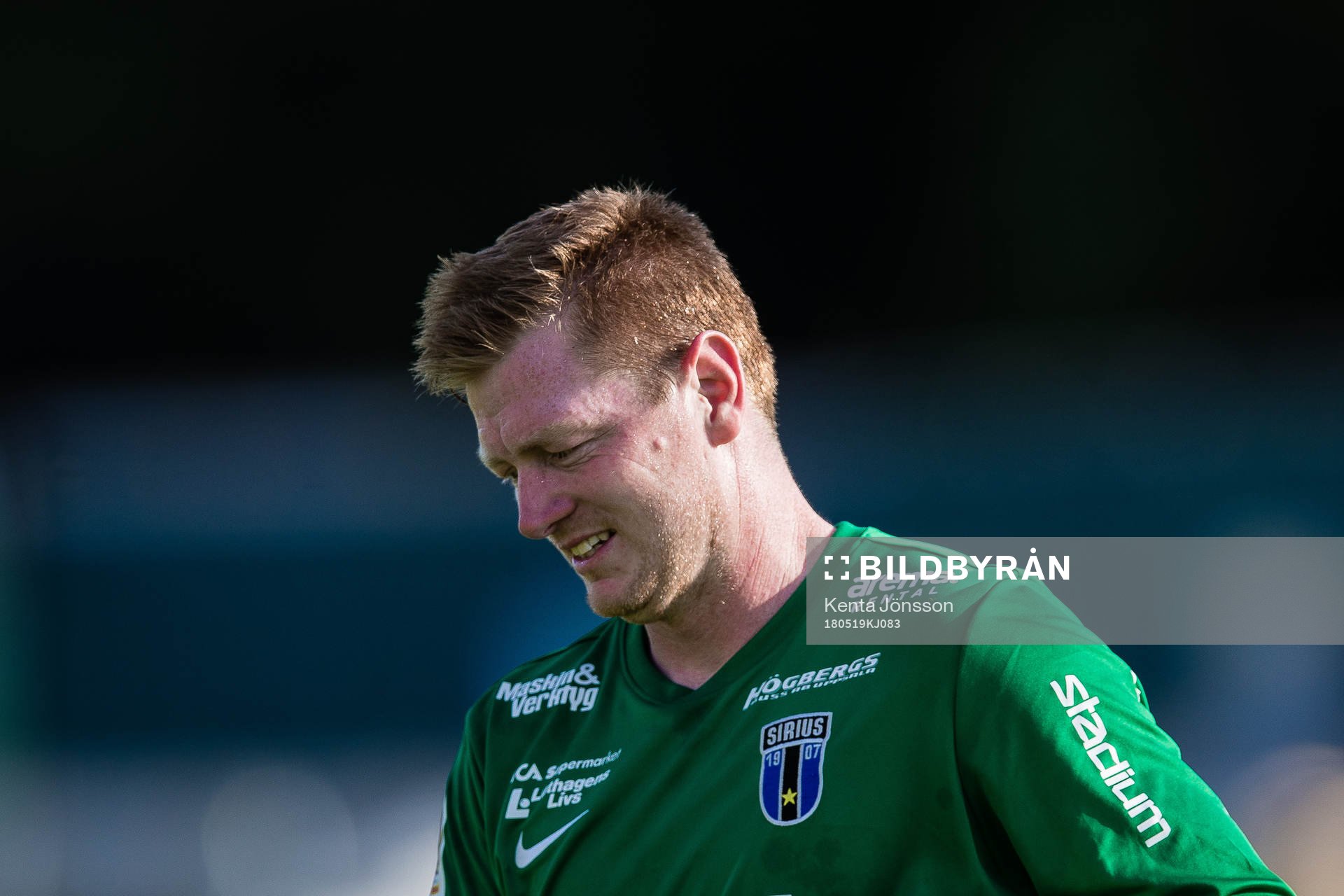 Sirius målvakt Joakim Wulff