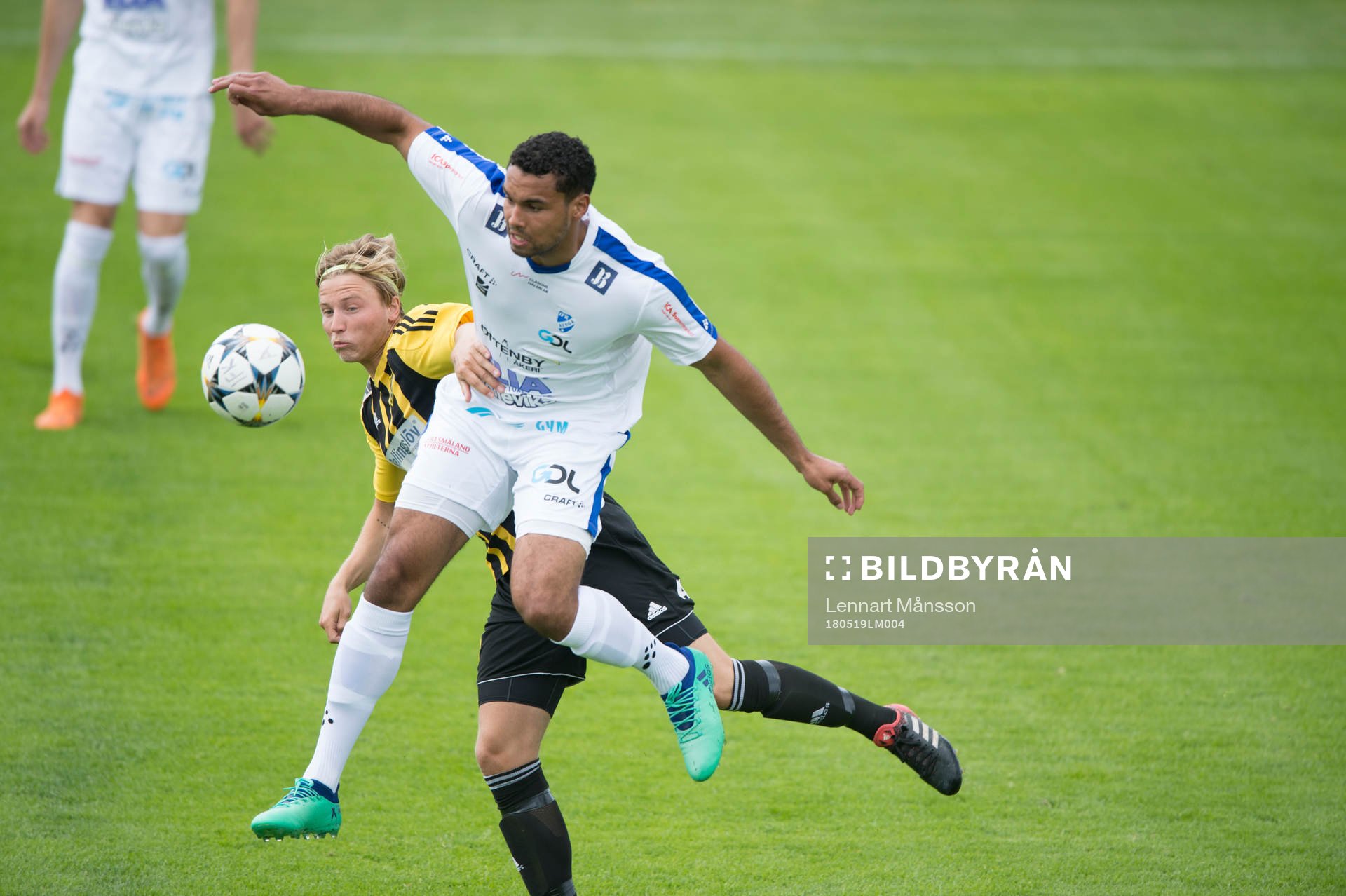 IFK Hässleholms Gustaf Lindroth i matchen i division 2