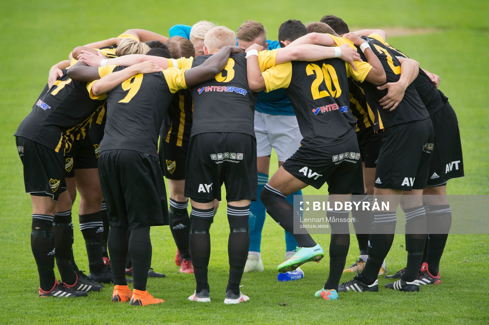 Uppladdning i matchen i division 2 mellan IFK Hässleholm