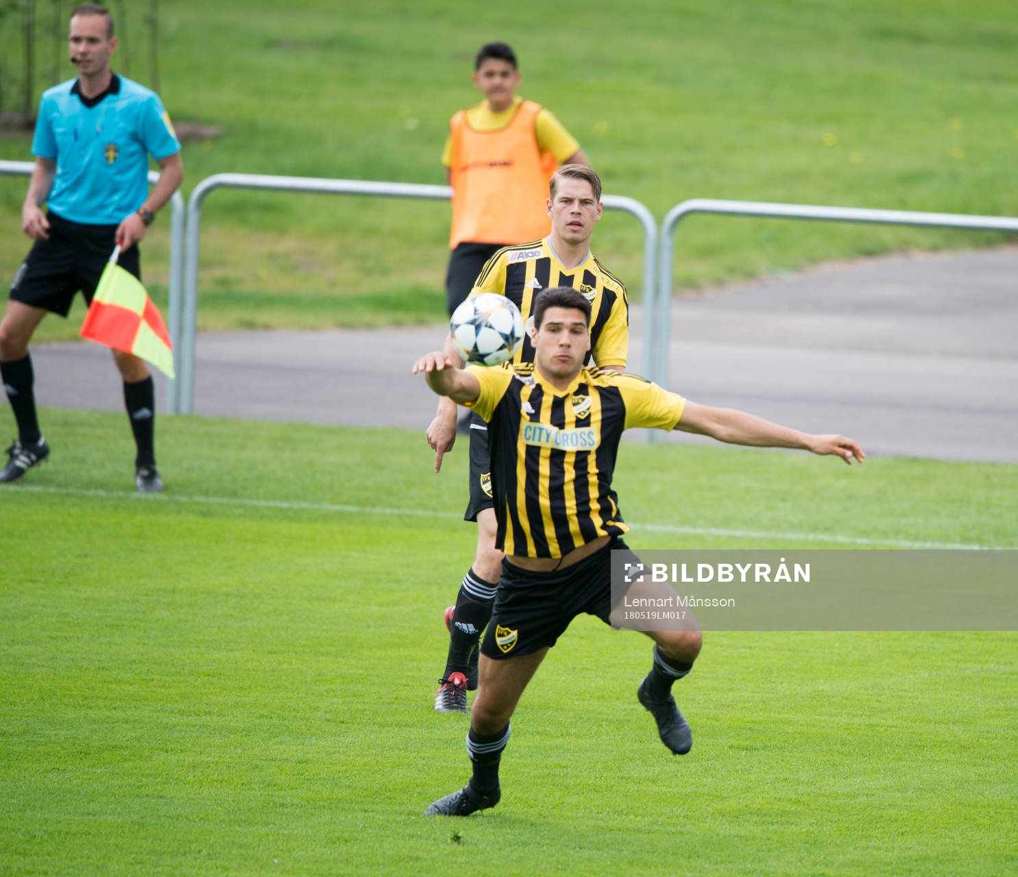 IFK Hässleholms Tommy Filipovic i matchen i division 2